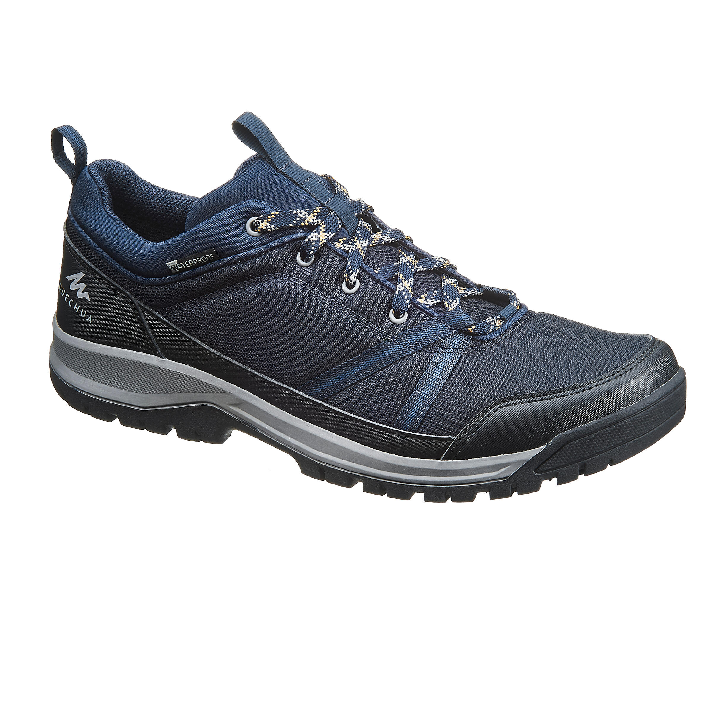 Quechua Wanderschuhe Naturwandern NH150 wasserdicht Herren blau