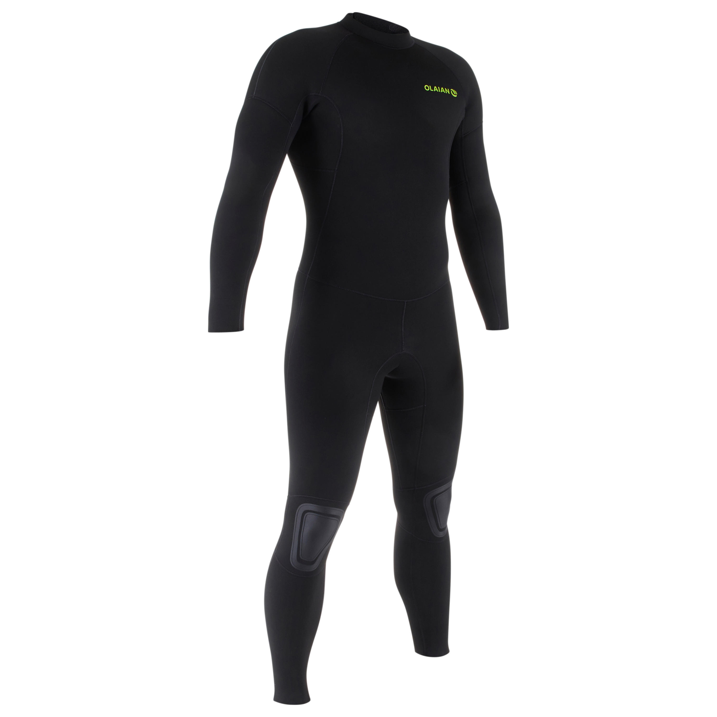 Olaian Neoprenanzug Surfen 100 4/3 mm Herren schwarz