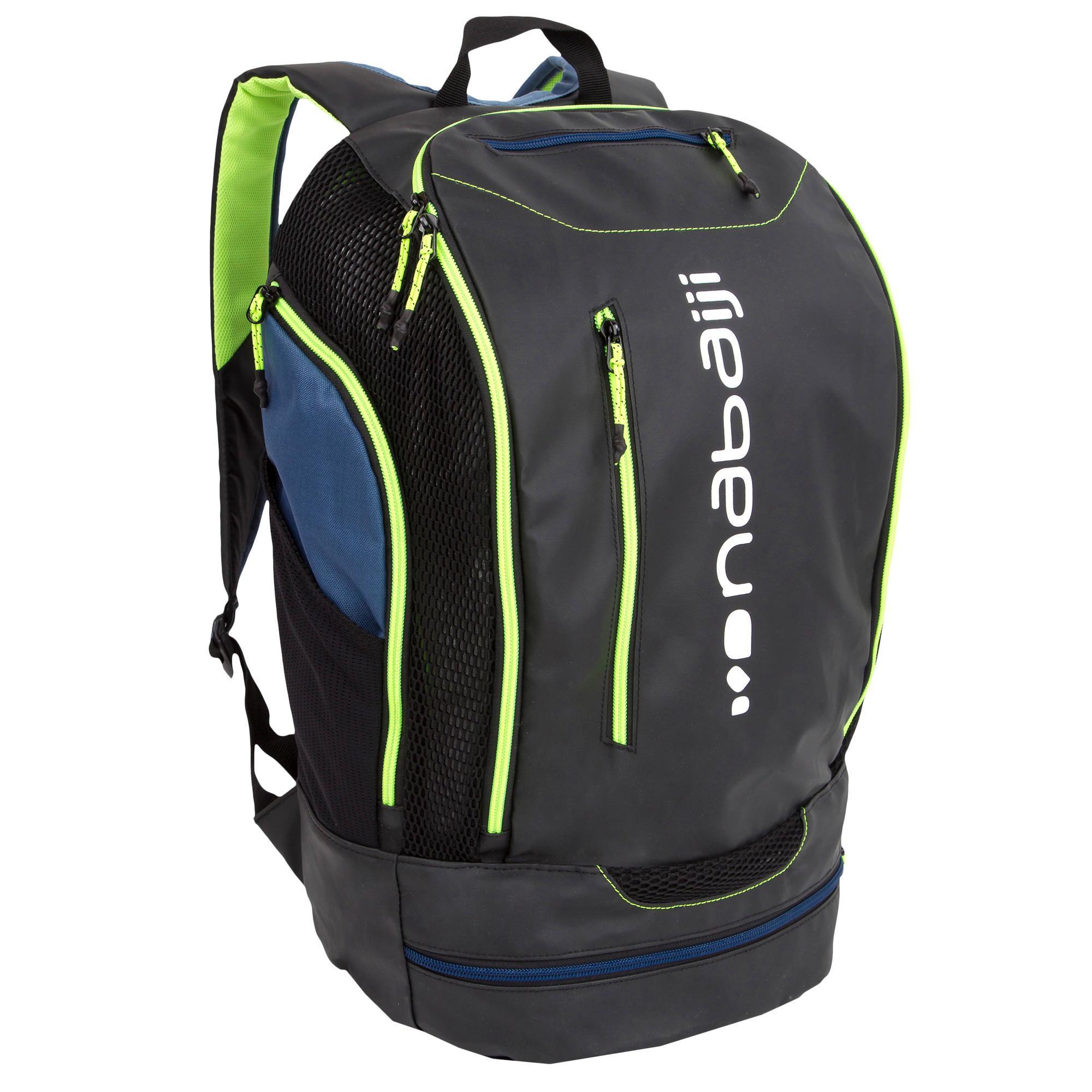 Nabaiji Schwimmrucksack 900 27 l schwarz/gelb