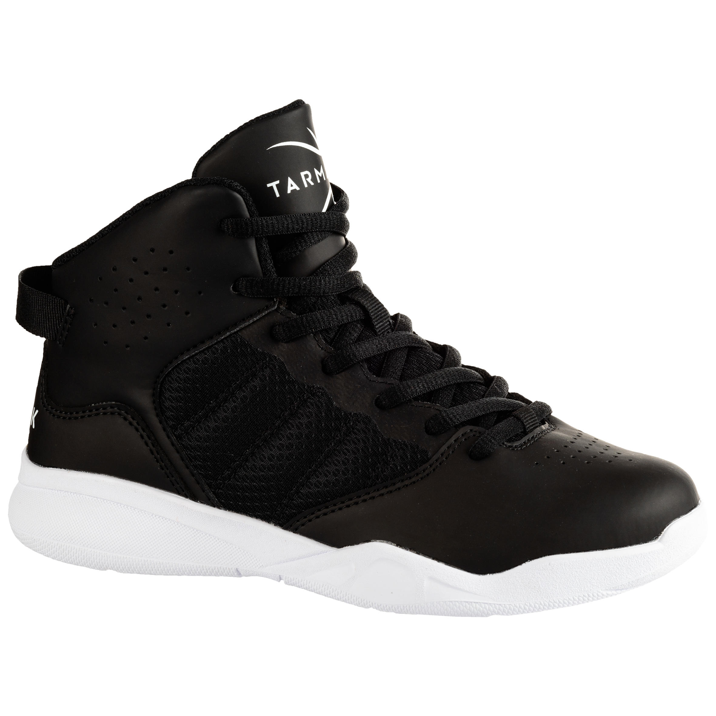 Tarmak Basketballschuhe SS100 Kinder Einsteiger schwarz