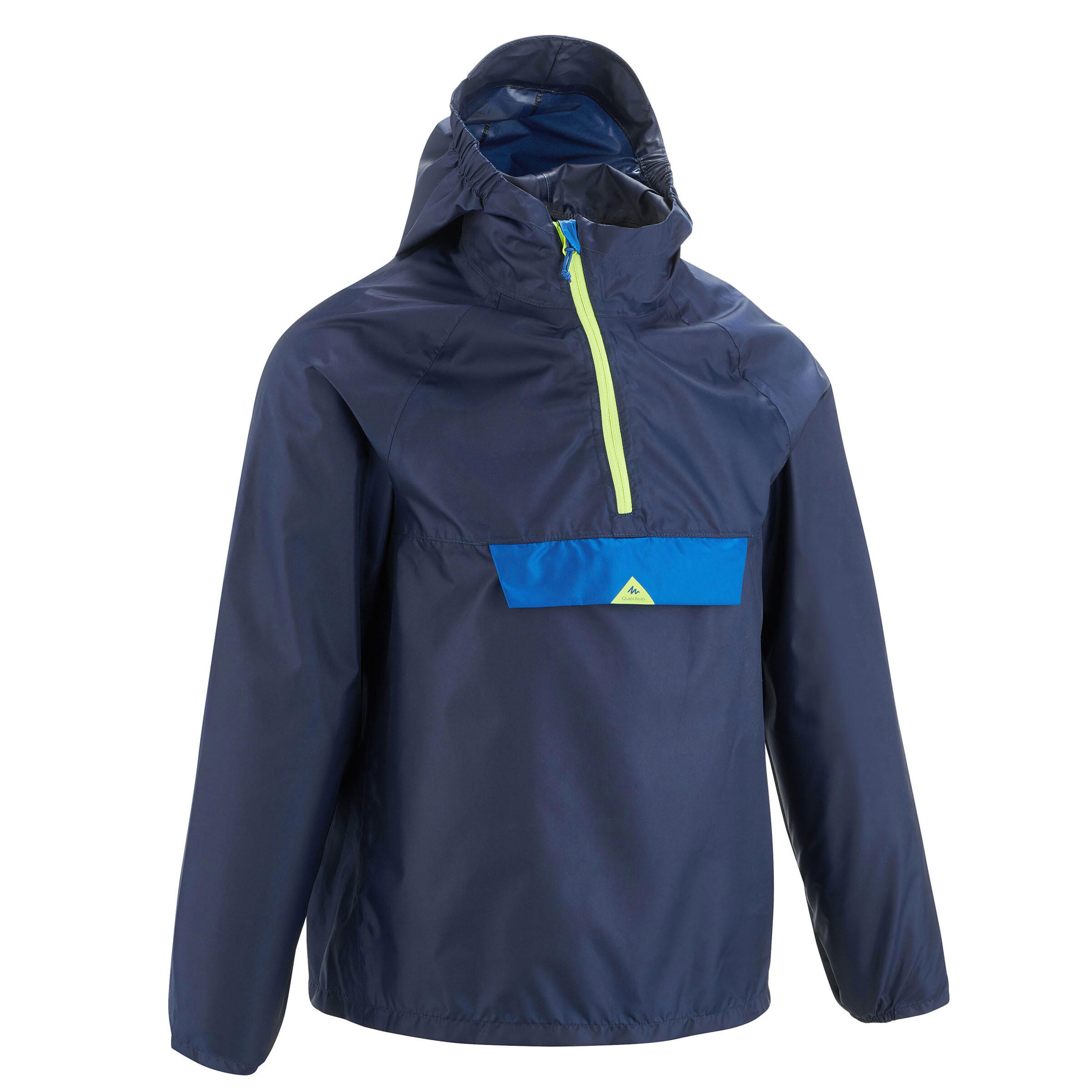 Quechua Wanderjacke MH100 Wasserdicht Kinder Jungen Gr. 122–170 marineblau
