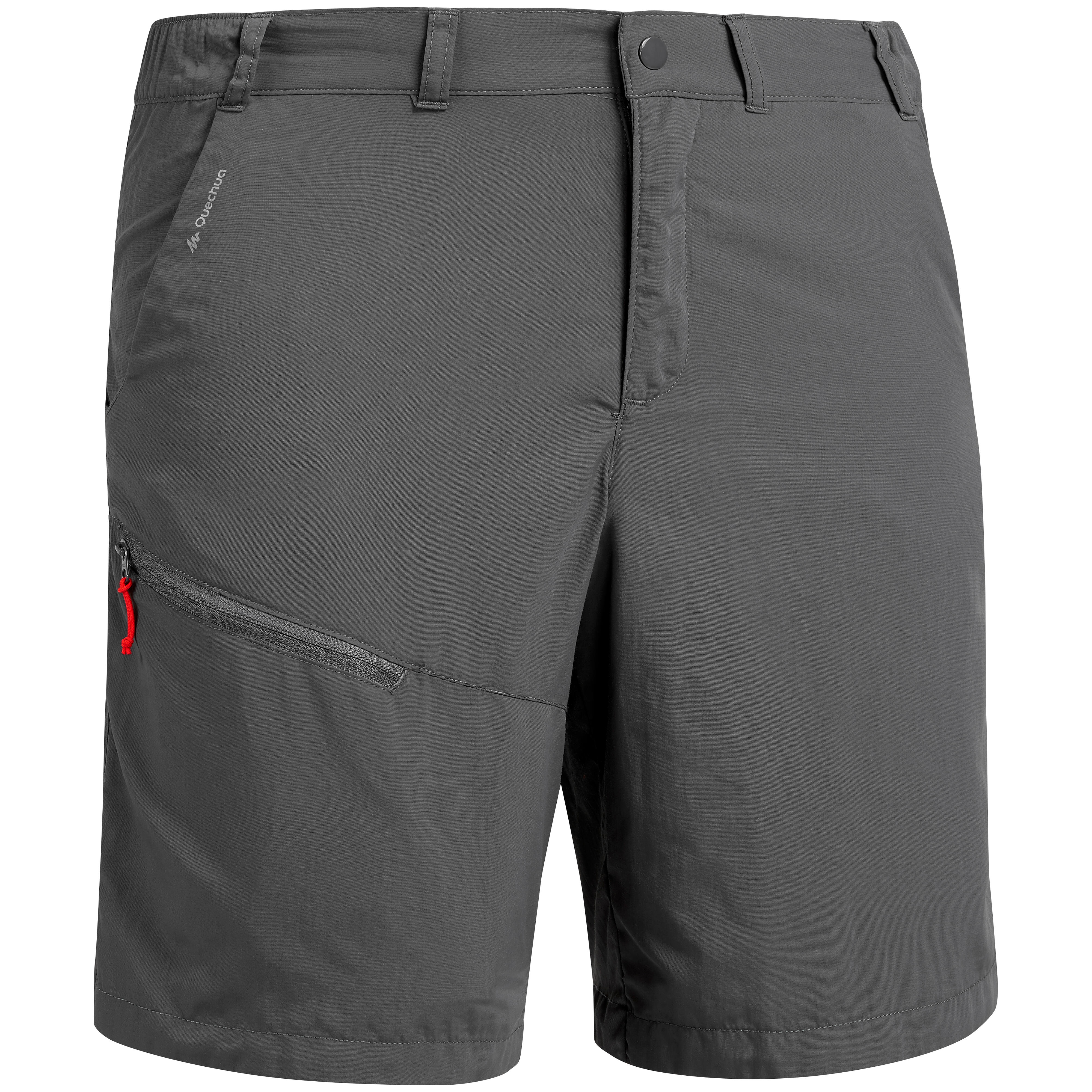 Quechua Wandershorts MH100 Herren grau