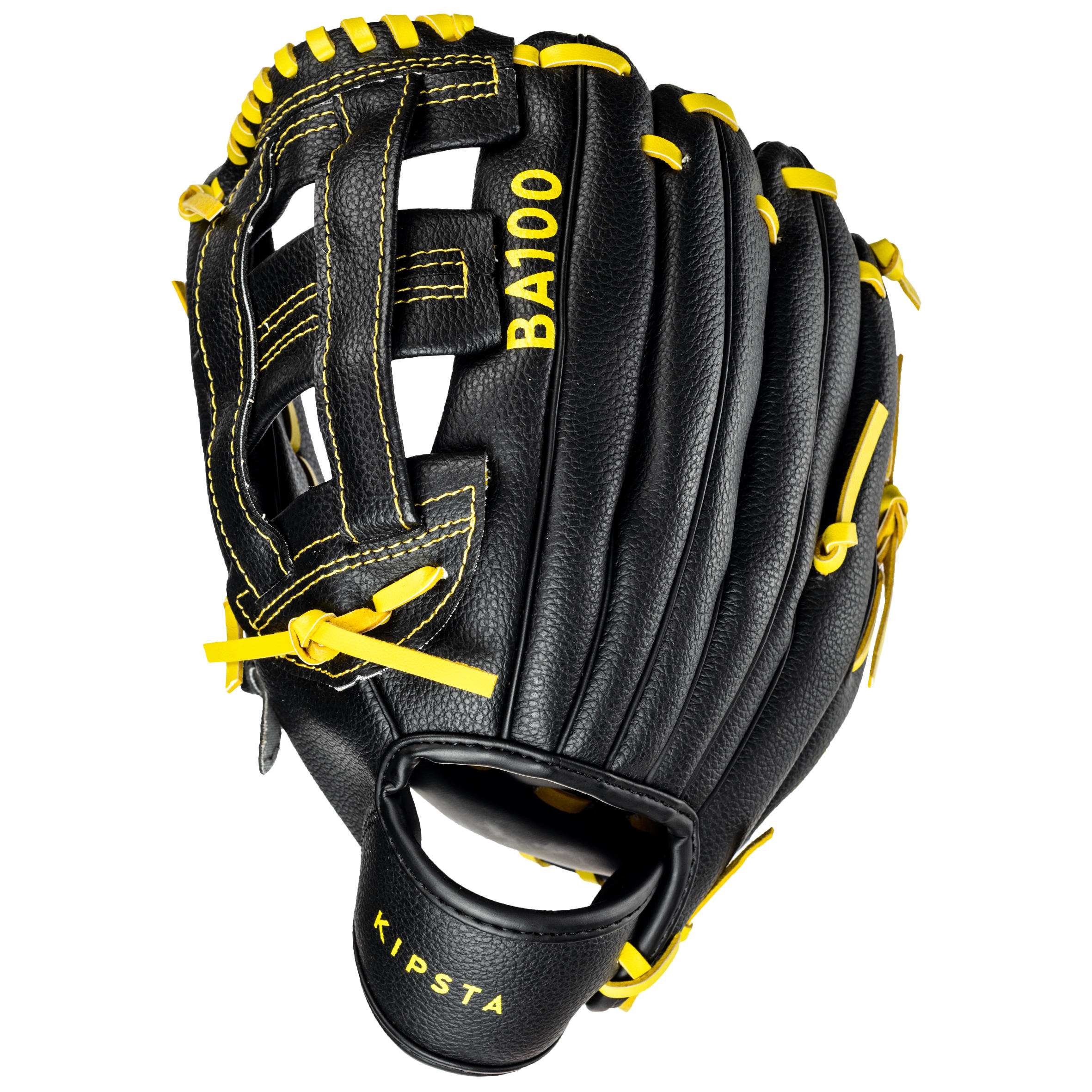 Kipsta Baseball-Handschuh Rechte Hand BA100 gelb