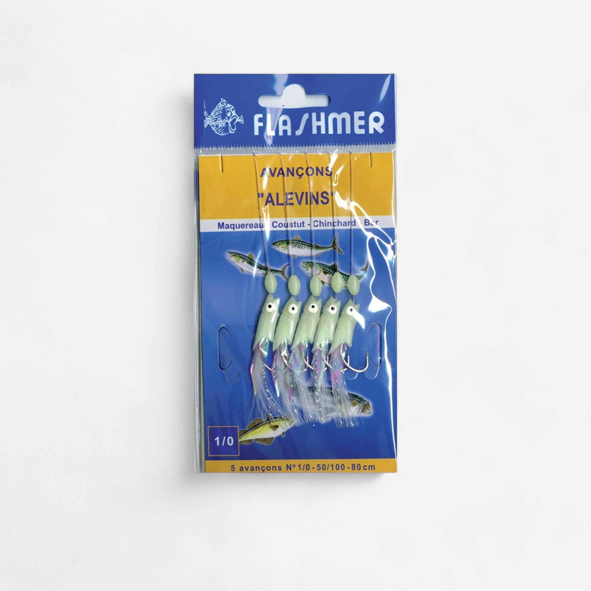 No Brand Paternoster phosphoreszierende Jungfische 5 Haken