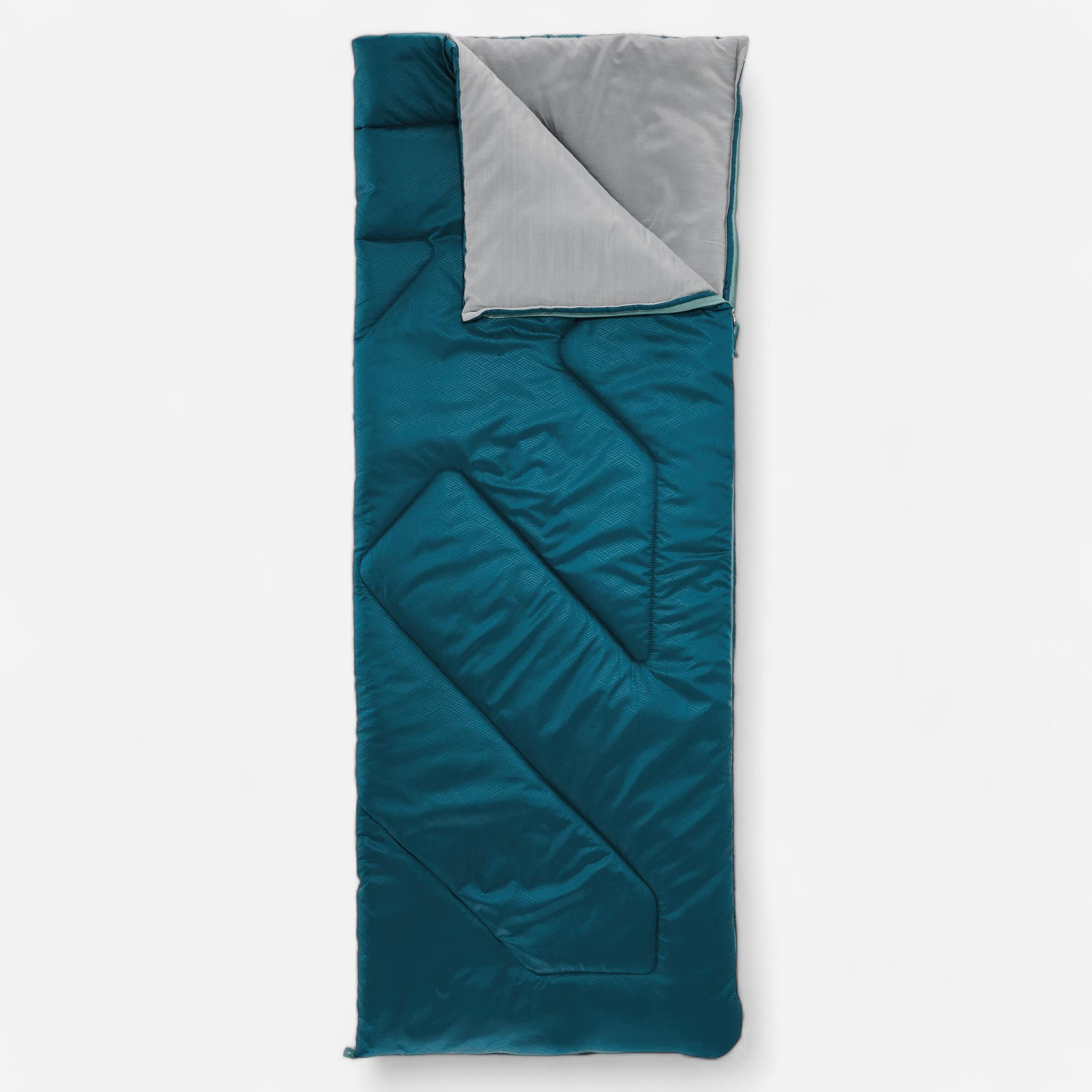 Quechua Schlafsack Camping Arpenaz 10 °C blau