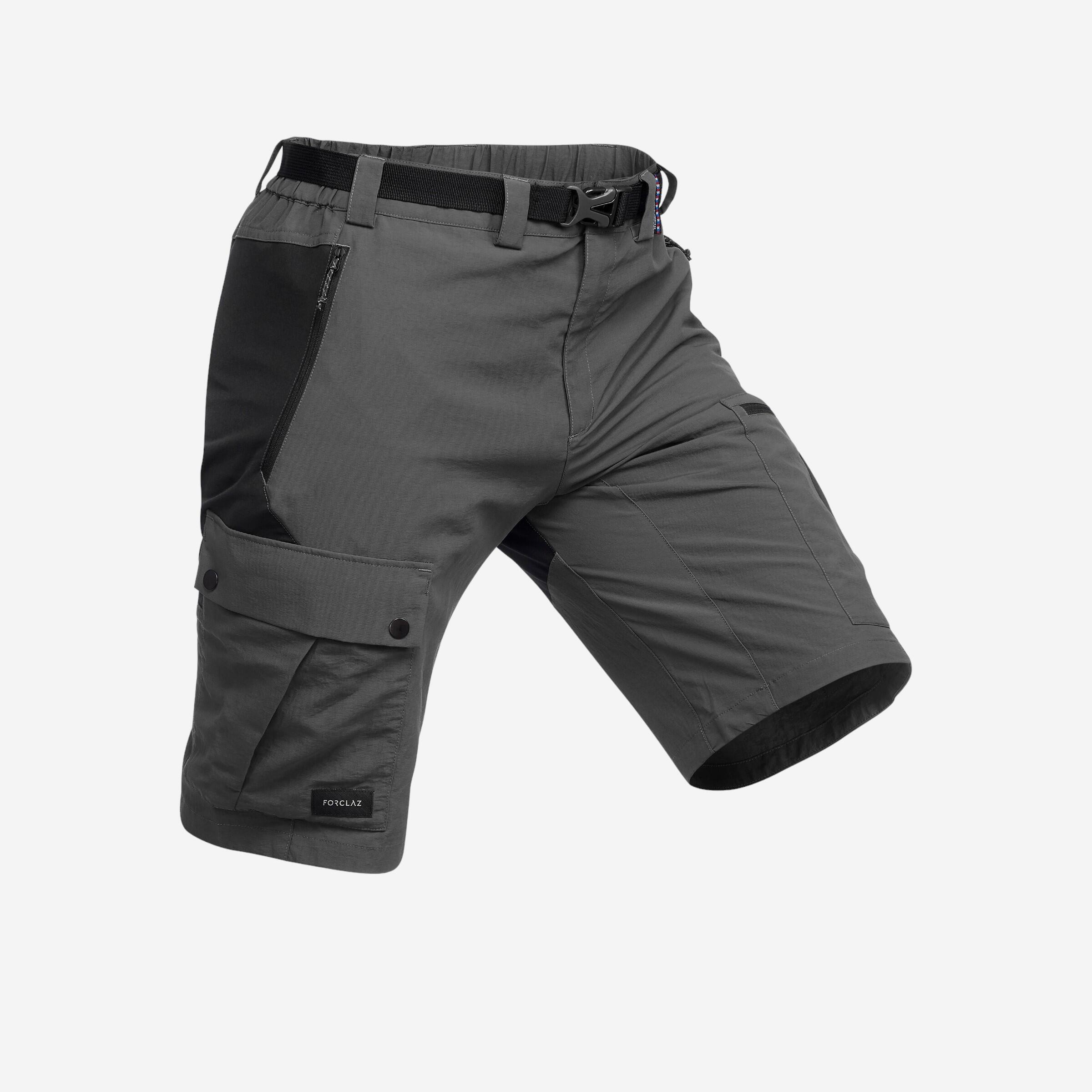 Forclaz Trekkingshorts Trek 500 Herren dunkelgrau