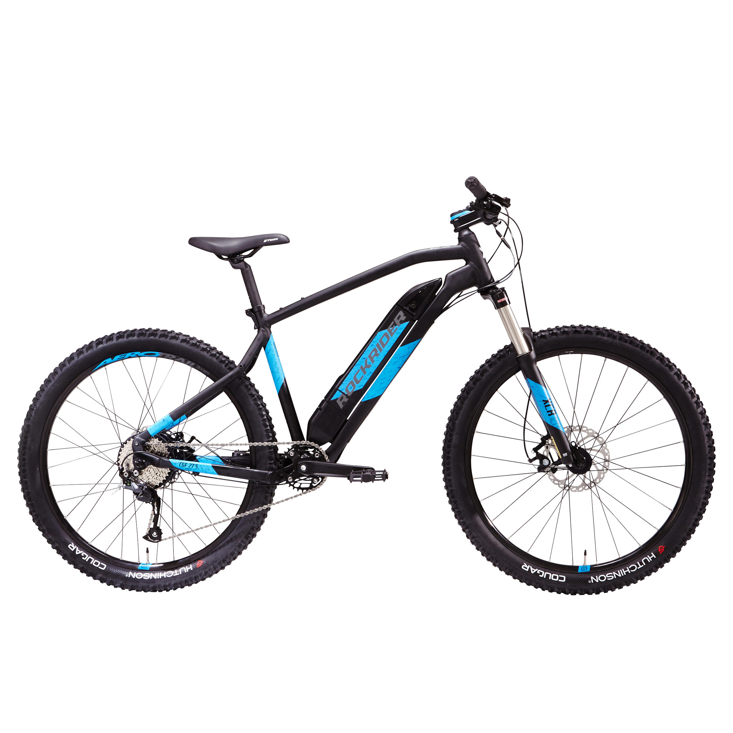 Rockrider E-Mountainbike E-ST 500 27,5 Zoll schwarz Nabenmotor