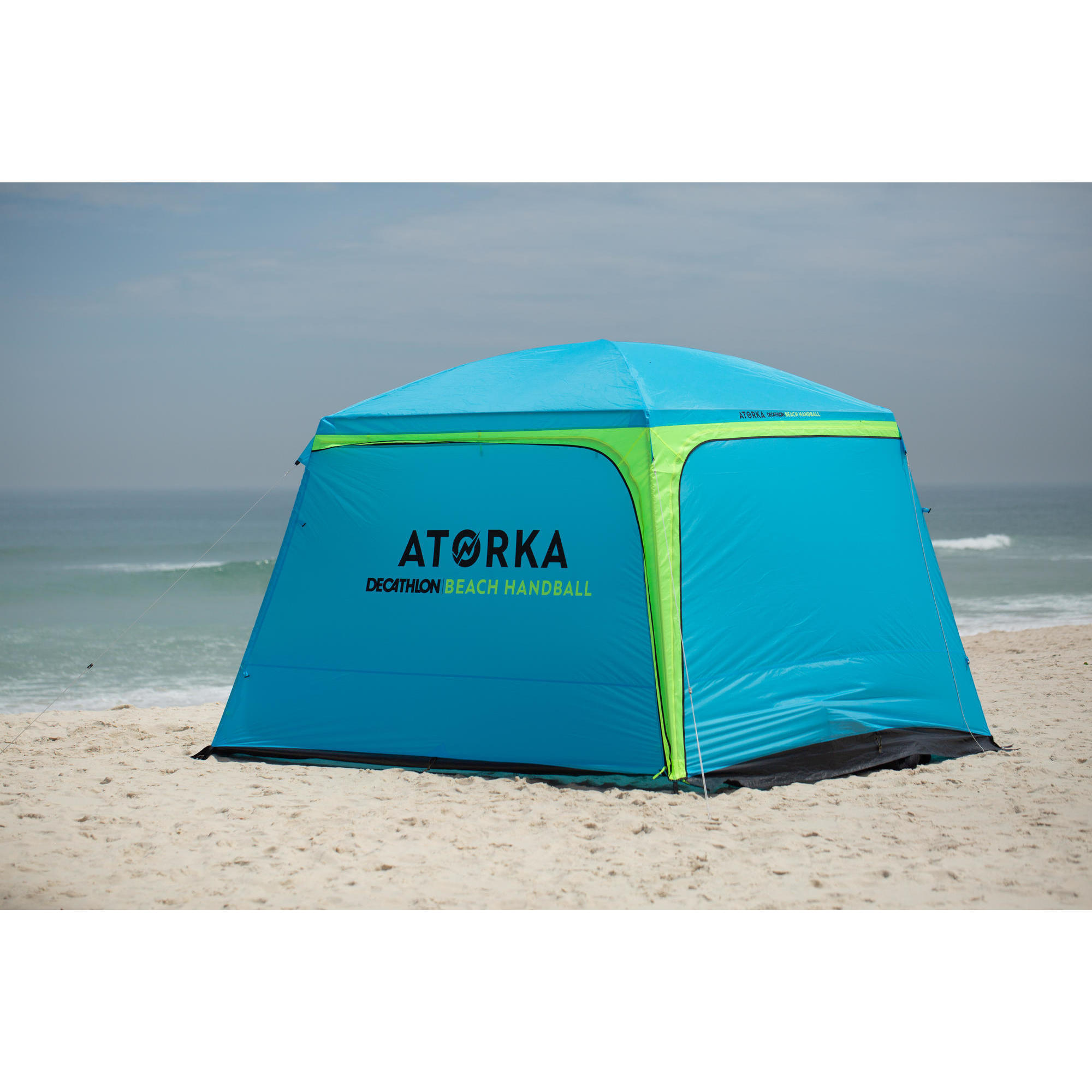 Atorka Pavillon Beachhandball HGA500 blau/gelb