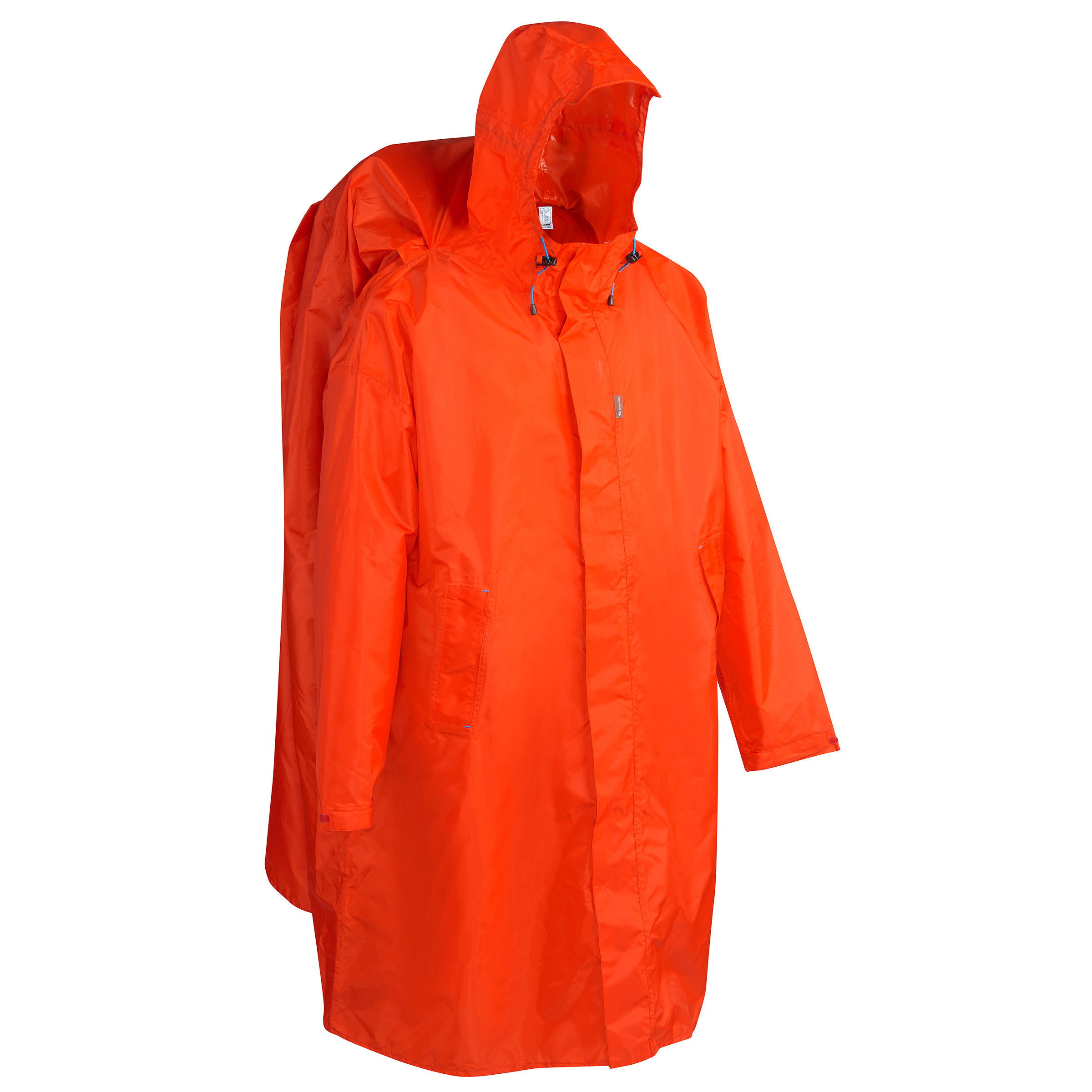 Quechua Poncho Regencape für 75-Liter-Rucksack Größe L/XL rot