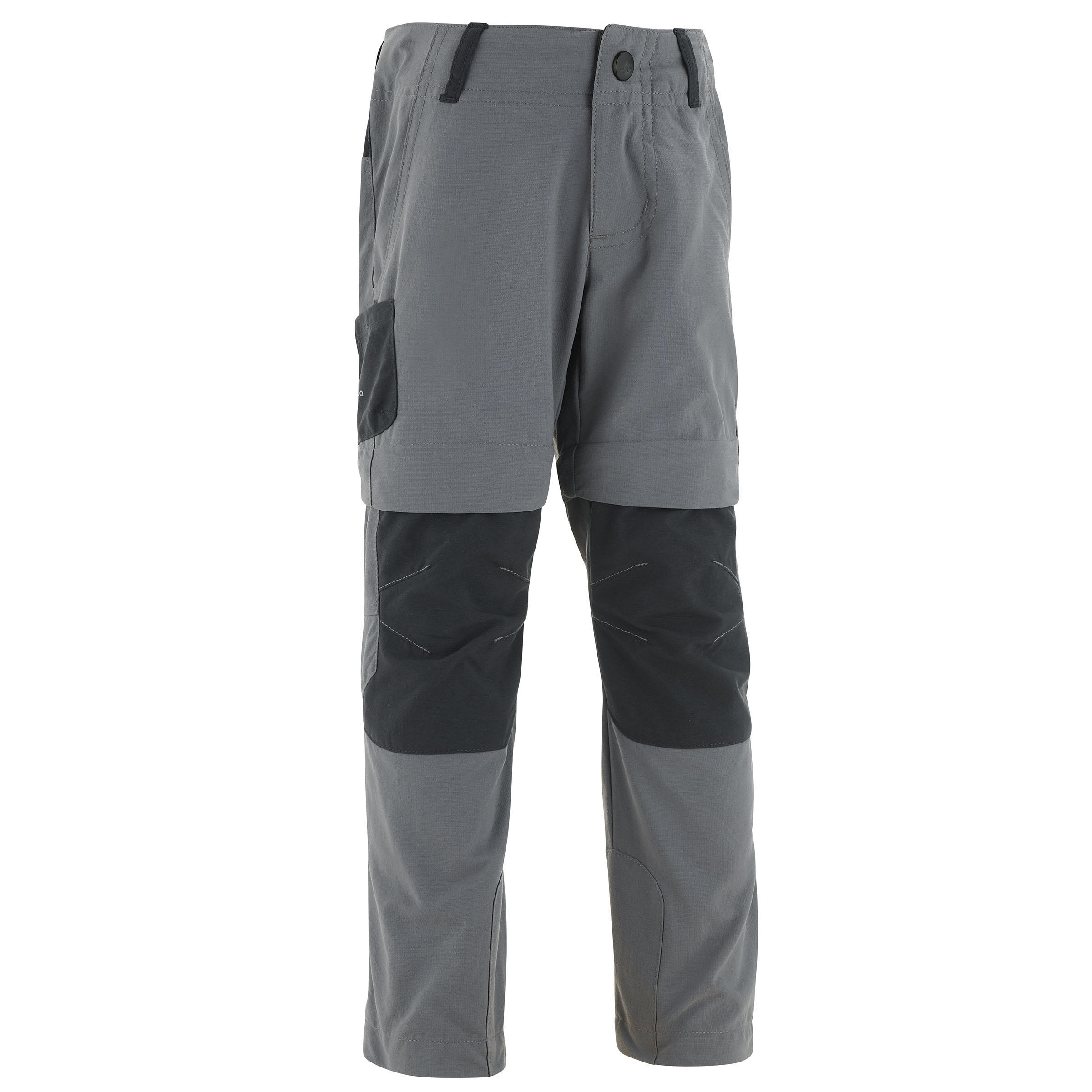 Quechua Wanderhose Zip-Off-Hose MH500 Kleinkinder Gr. 92–116 grau