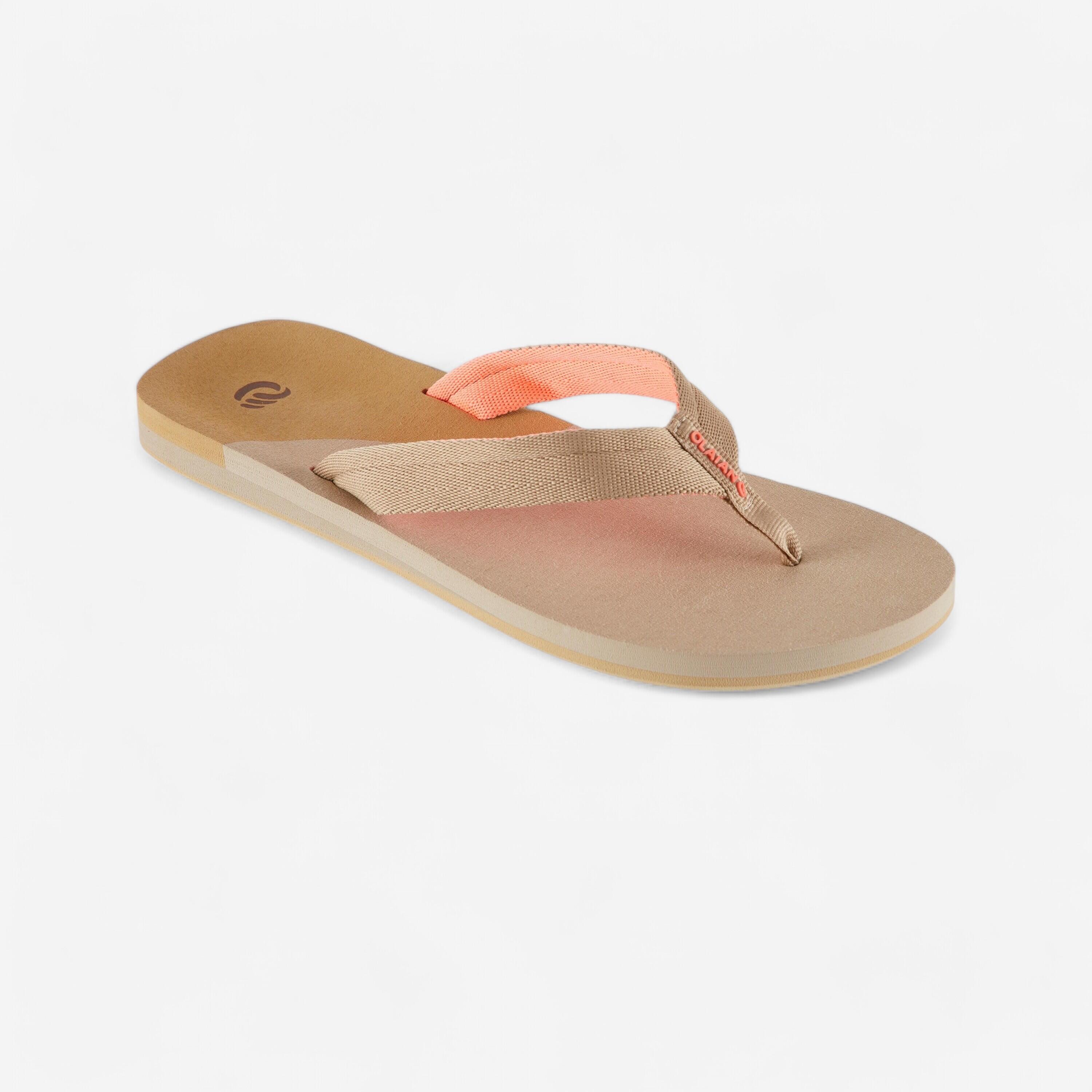 Olaian Zehensandalen Damen 550 beige