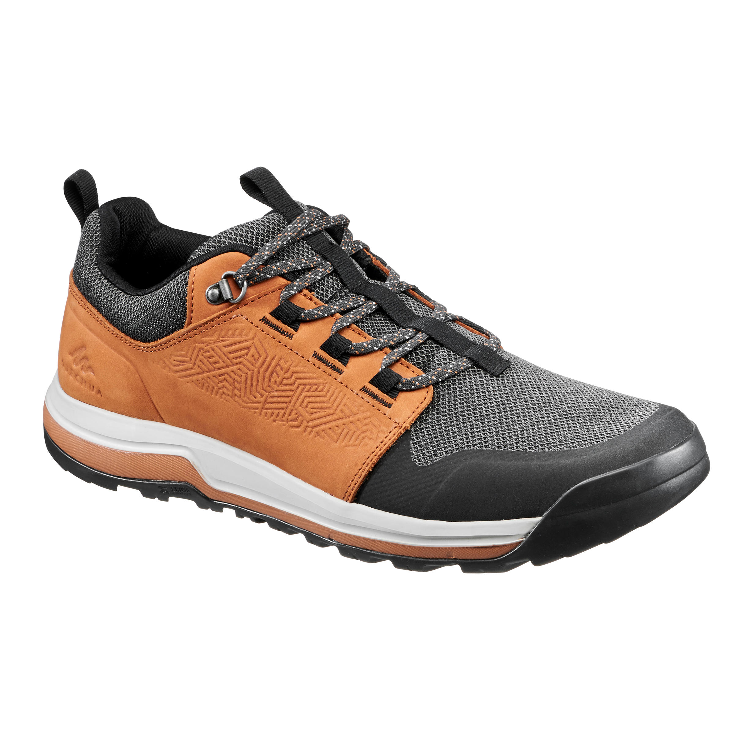 Quechua Wanderschuhe Naturwandern NH500 Herren braun/schwarz