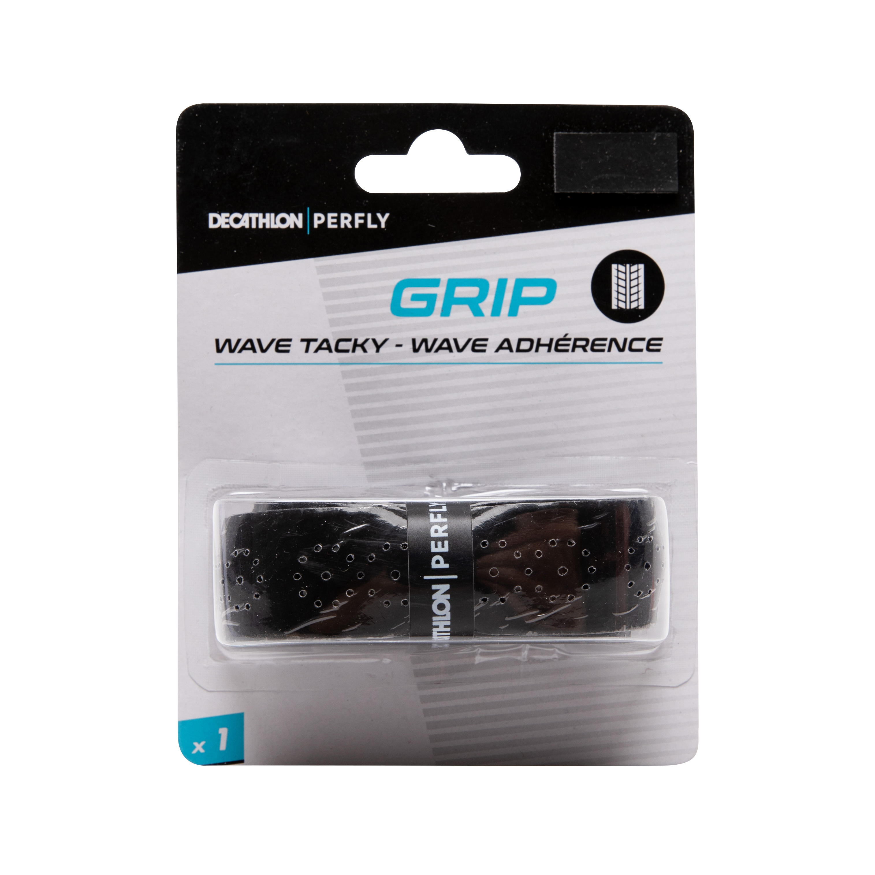 Perfly Badminton Wave Grip Griffband schwarz