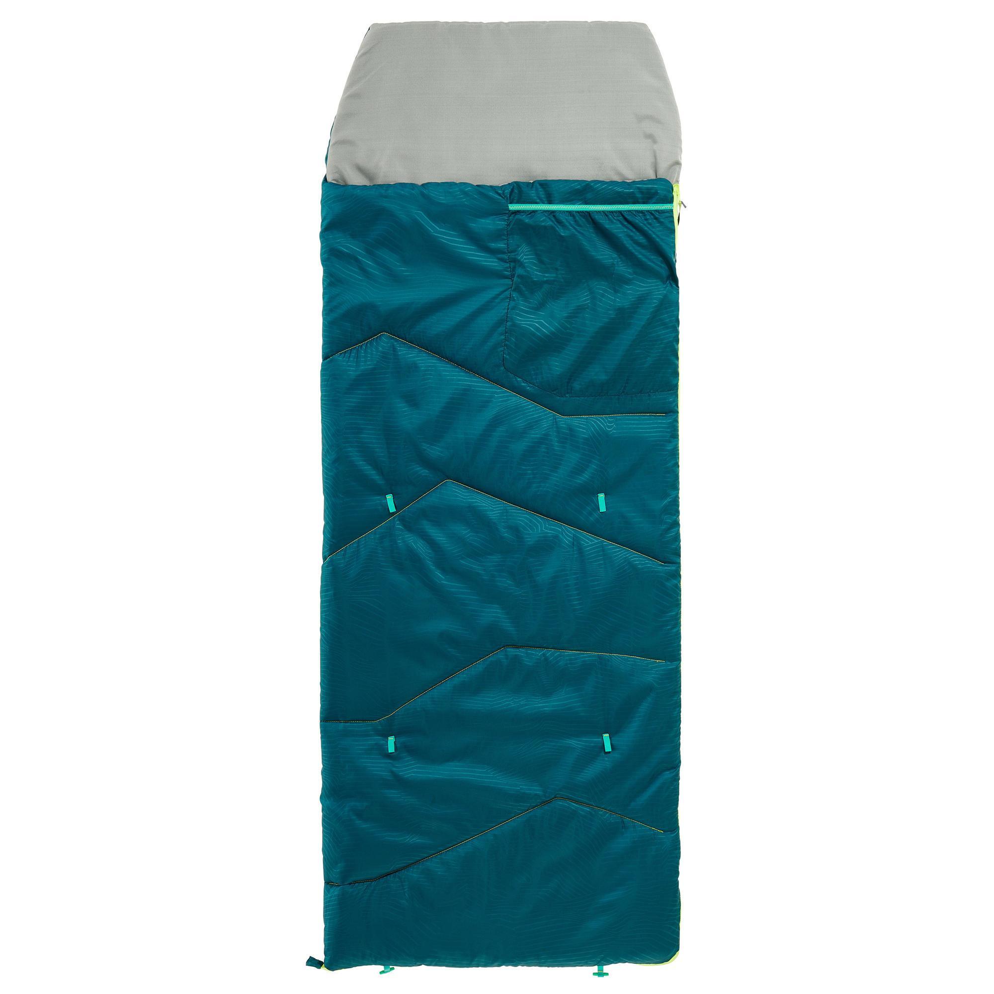 Quechua Schlafsack Camping MH100 10 °C Kinder blau