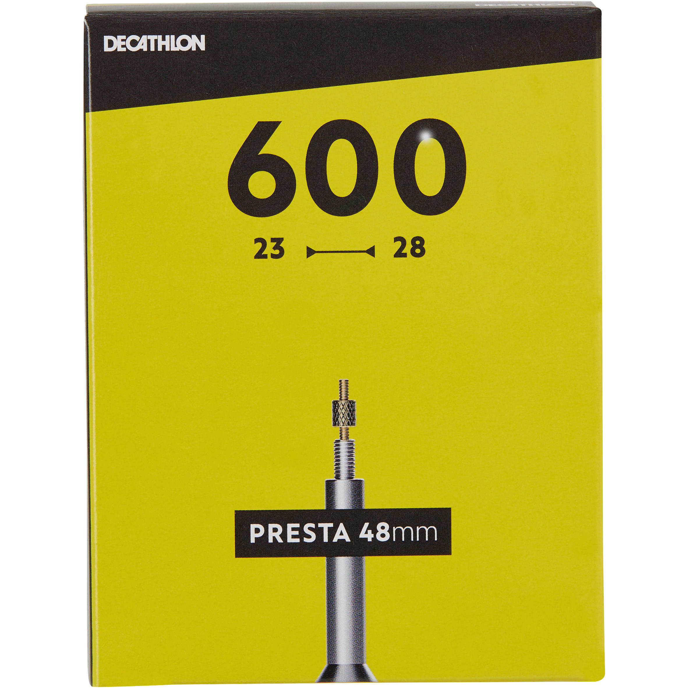 Decathlon Fahrradschlauch 600 × 23/28 Presta 48 mm