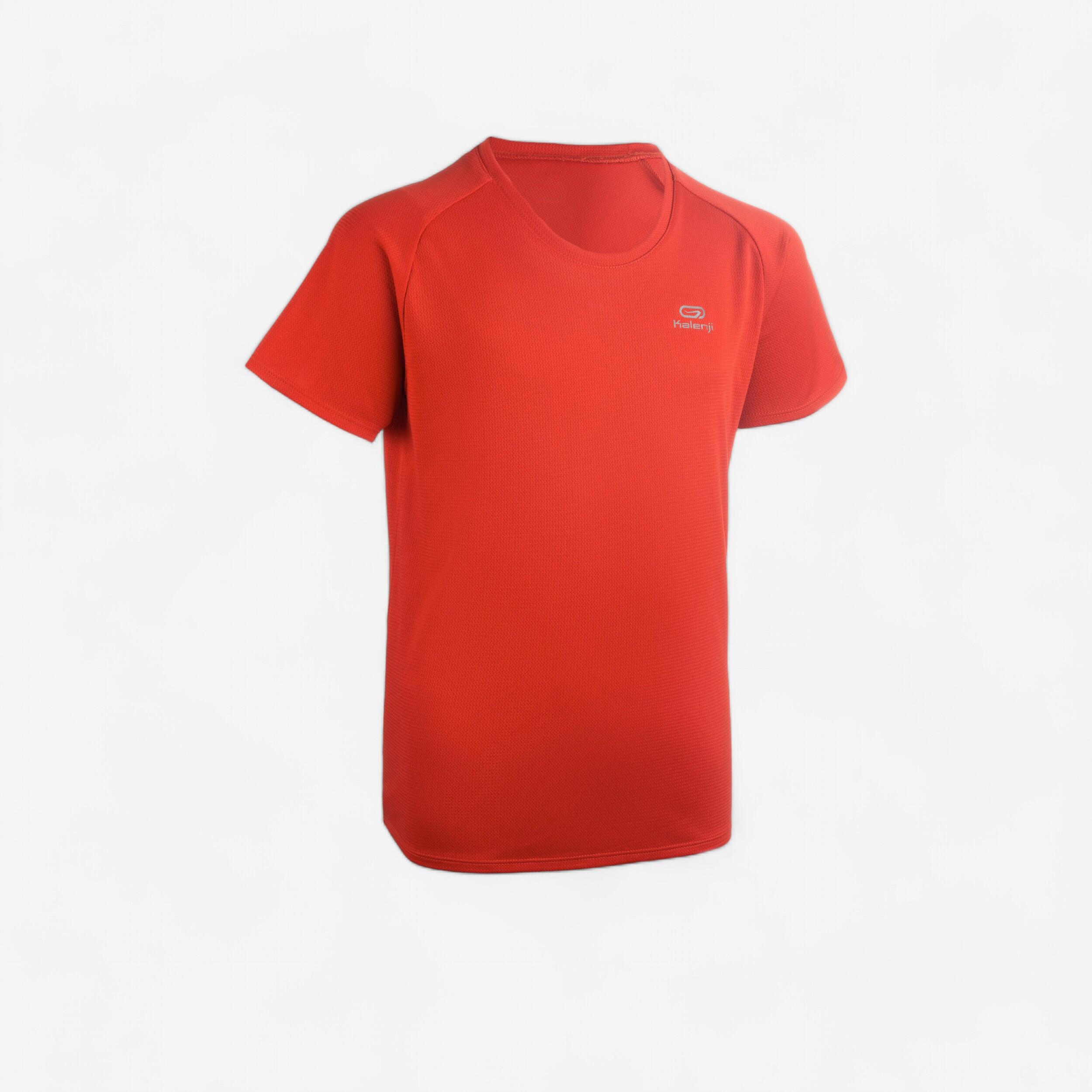 Kalenji T-Shirt Leichtathletik Club personalisierbar Kinder weiß