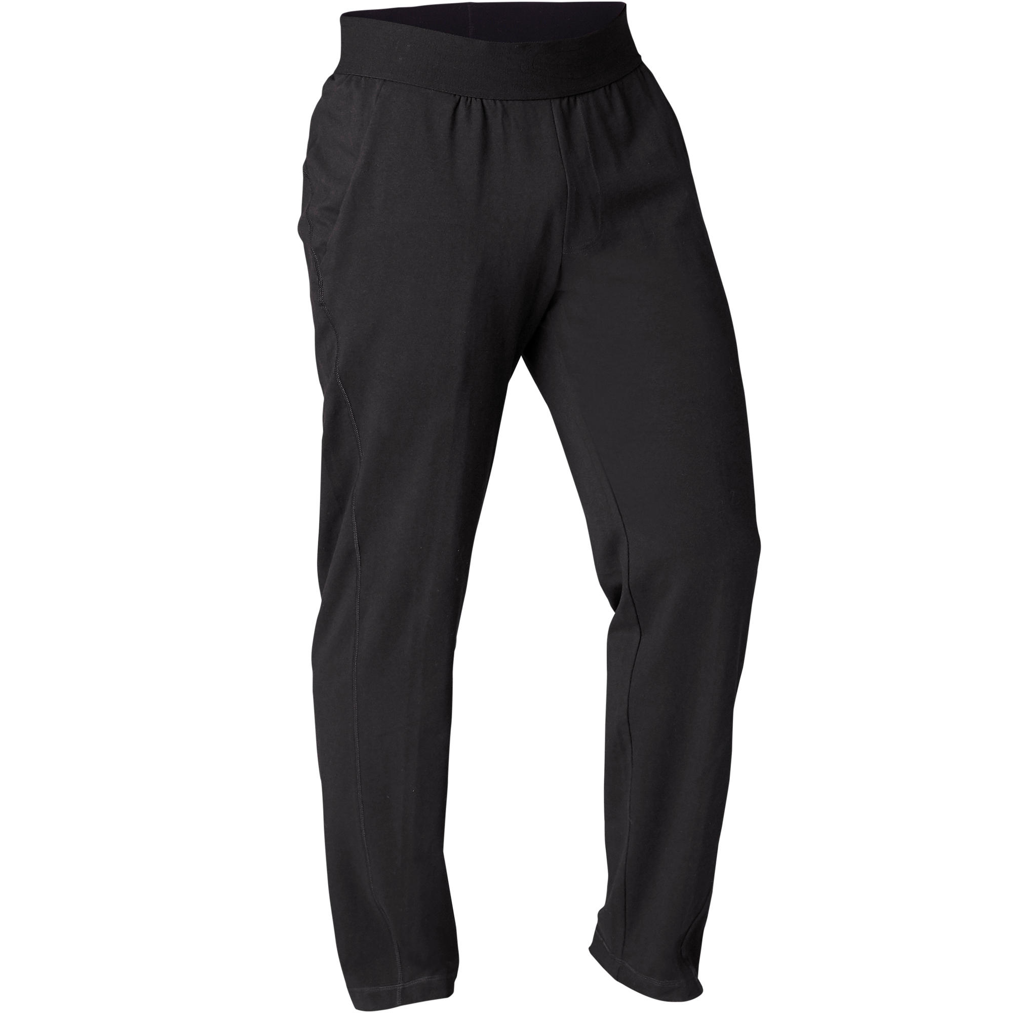 Kimjaly Trainingshose sanftes Yoga Herren Ecodesign schwarz