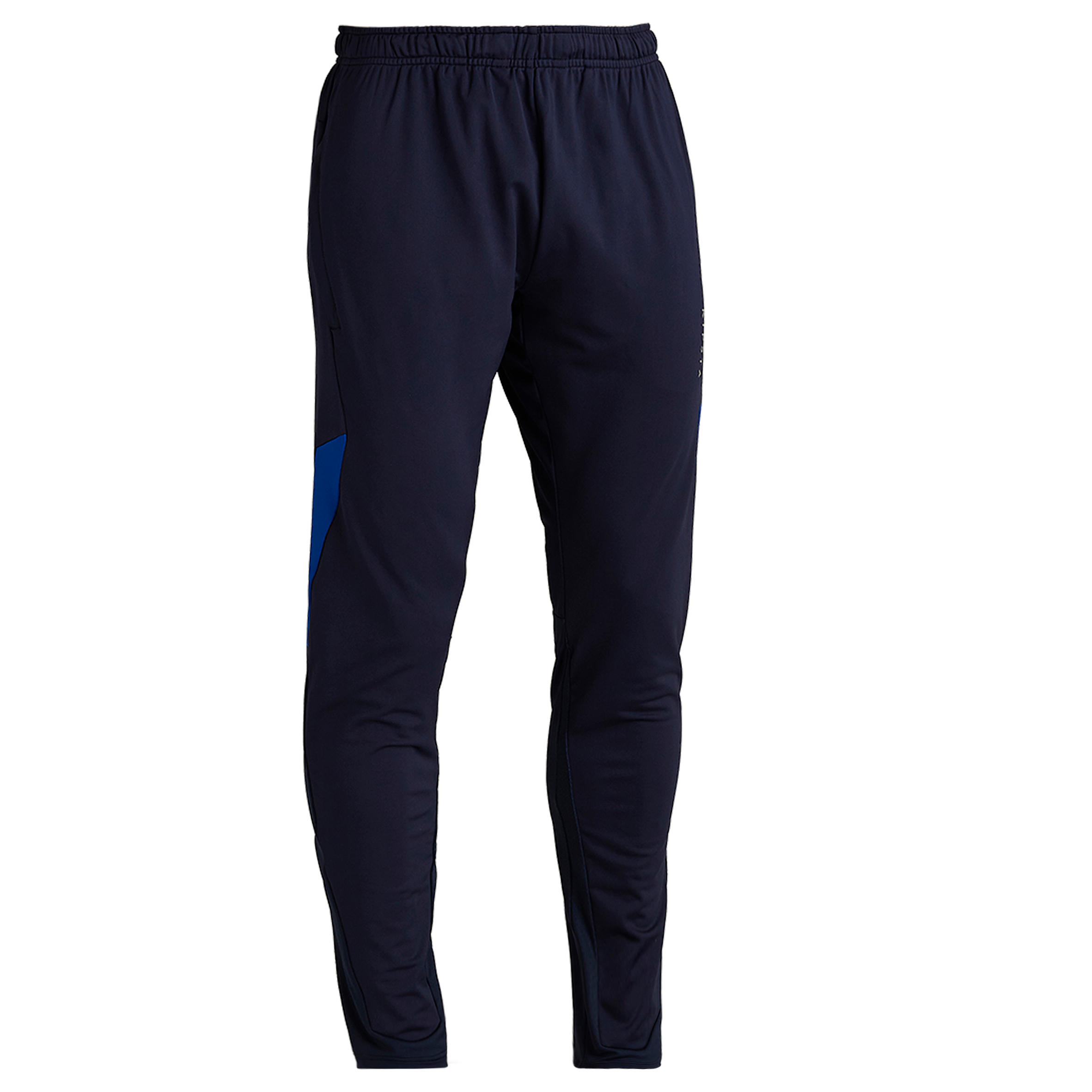 Kipsta Trainingshose Fussball lang T500 Erwachsene dunkelblau