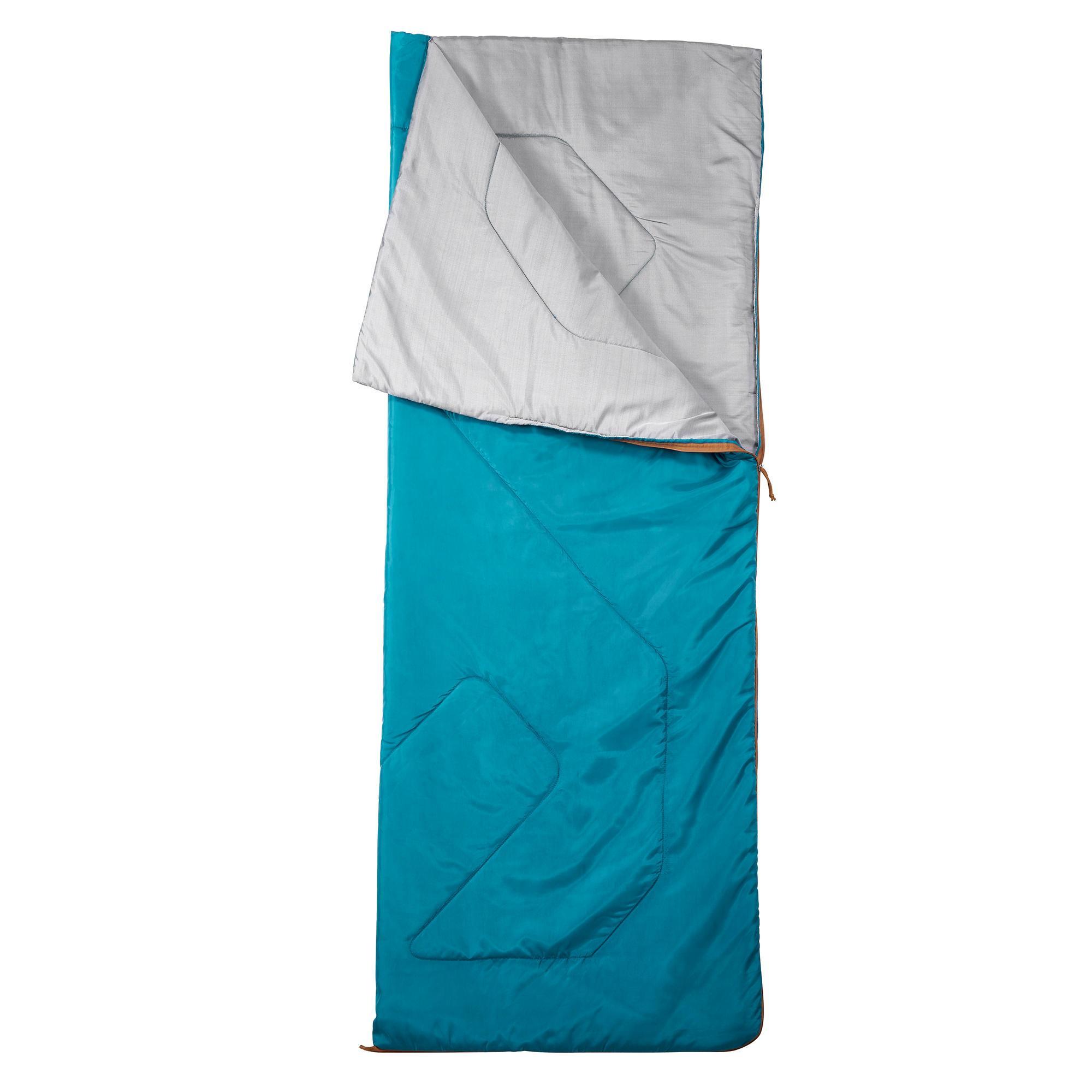 Quechua Schlafsack Camping Arpenaz 20 °C grün