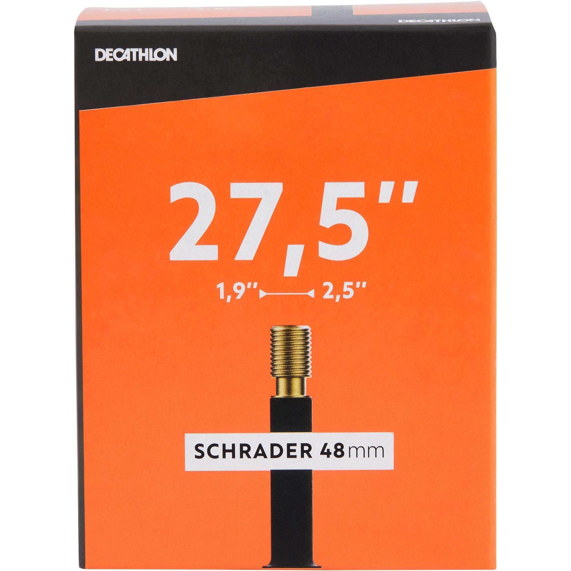 Decathlon Fahrradschlauch 27,5 × 1,9/2,5 Schrader 48 mm