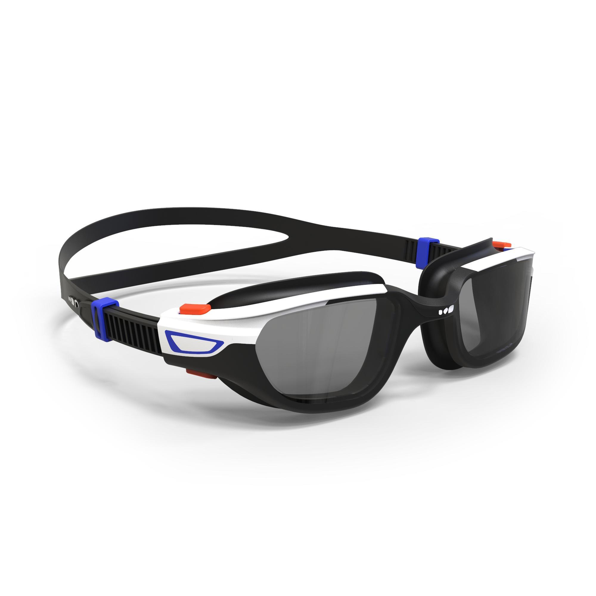Nabaiji Schwimmbrille Spirit Grösse L getönt weiss/schwarz