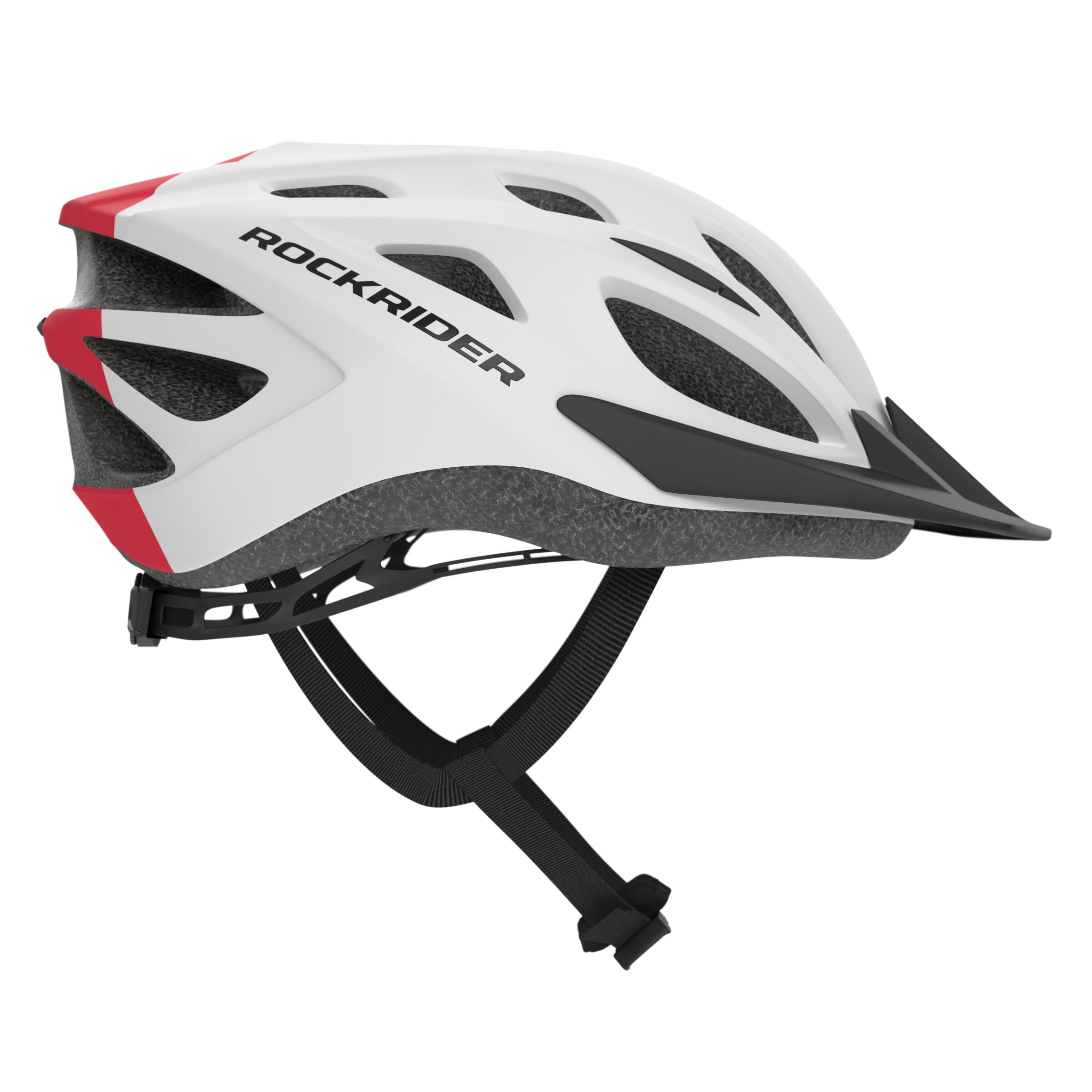Btwin Fahrradhelm MTB 500 Kinder schwarz/neon