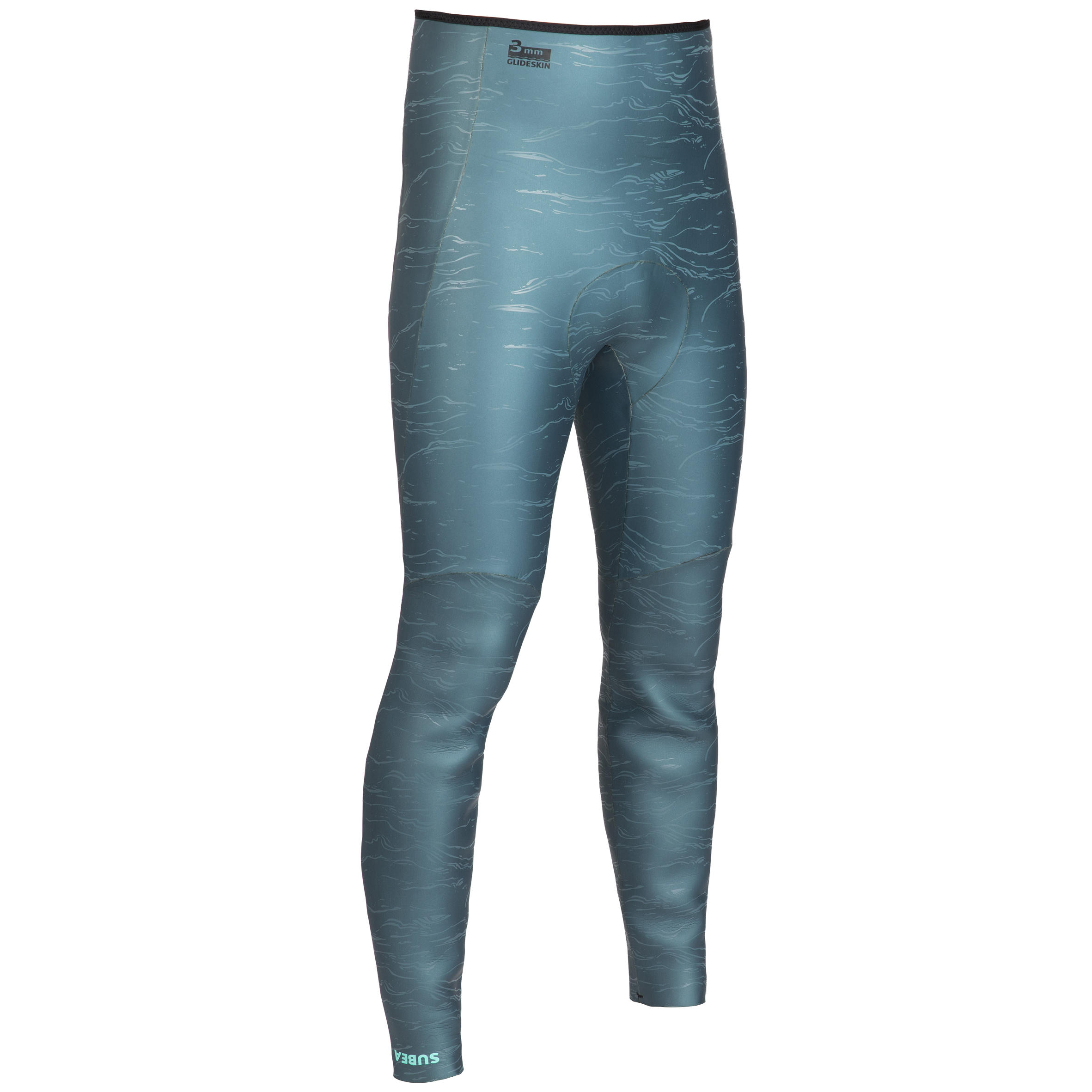 Subea Neoprenhose Freediving FRD 900 Neopren 3mm grau/grün