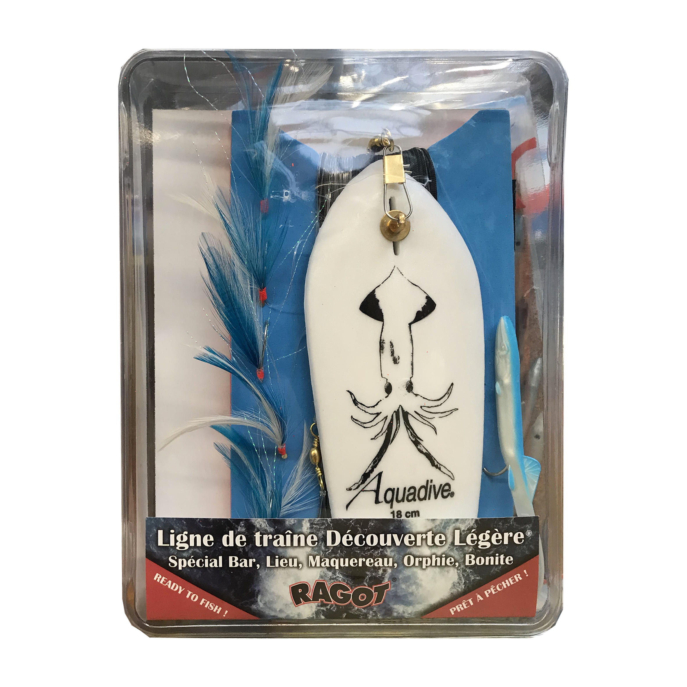 Ragot Vollständige Schleppmontage zum leichten Schleppangeln