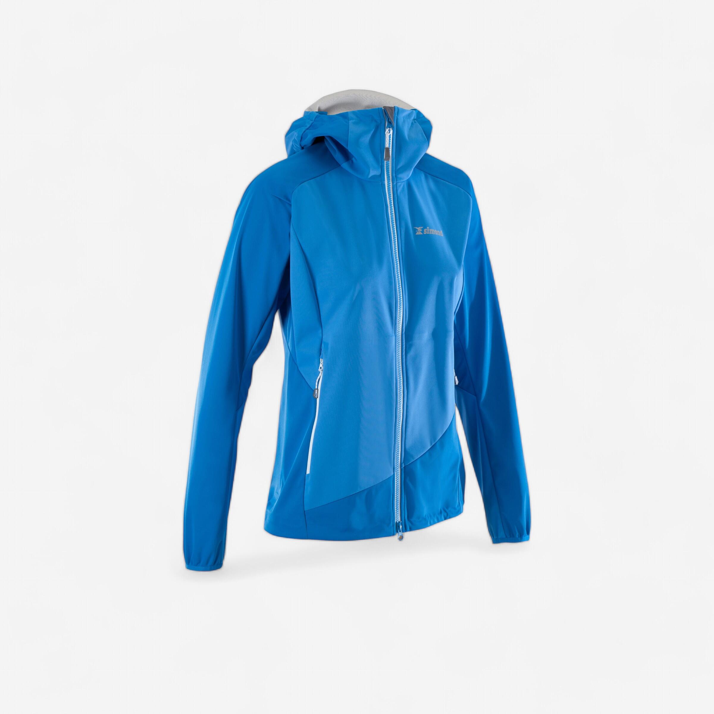 Simond Softshelljacke Bergsteigen Alpinism Light Damen blau