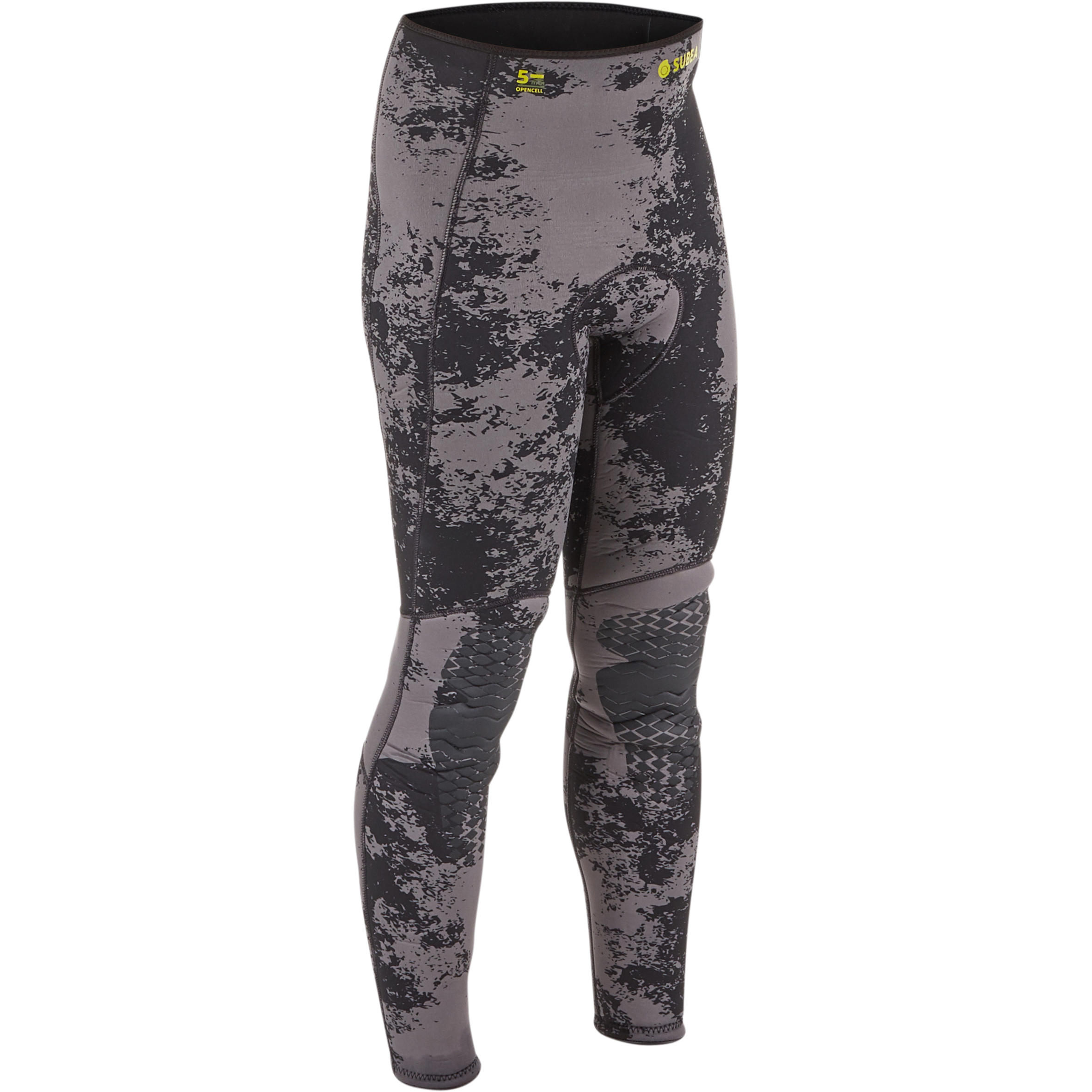 Subea Neoprenhose SPF 500 Glattneopren 5 mm unstrukturiert Camo schwarz