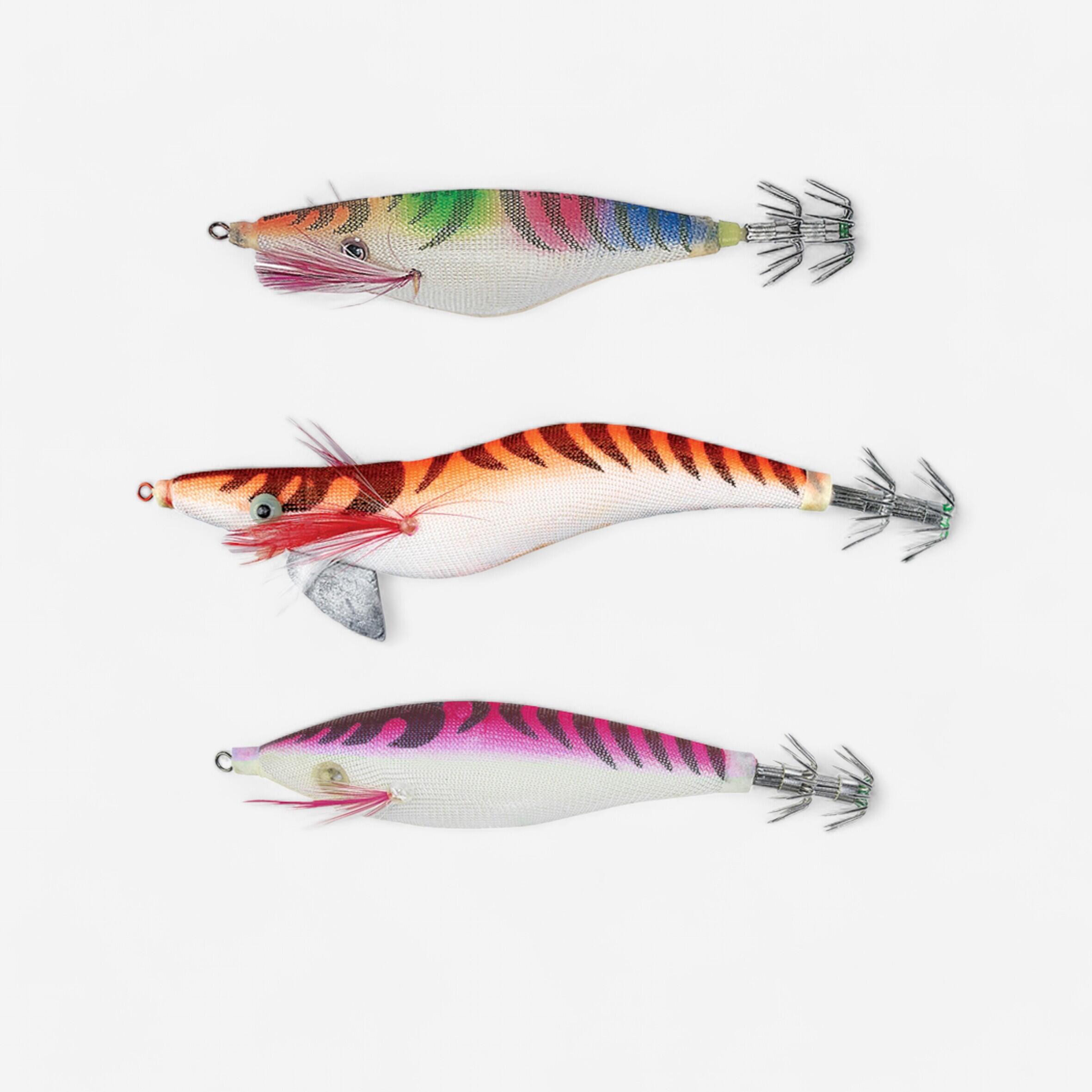 Flashmer Tintenfischköder Sepien/Kalmare Set 3 Stk.