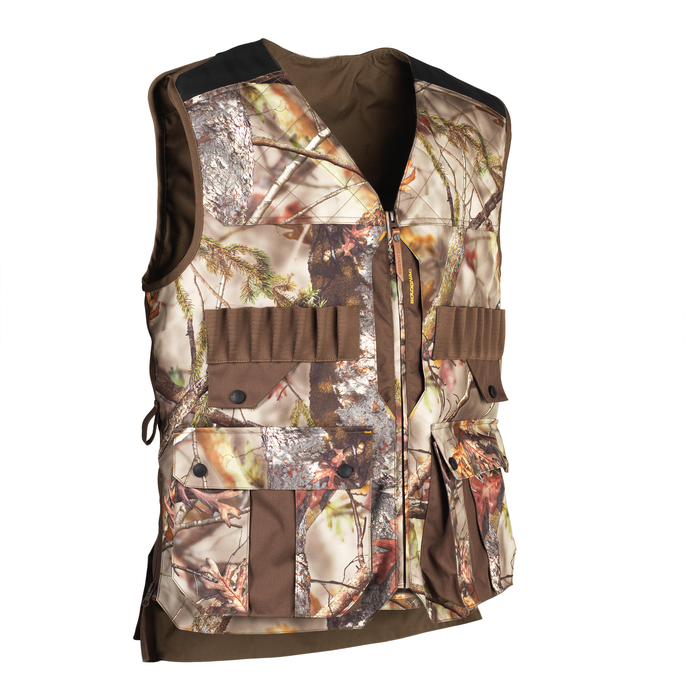 Solognac Jagdweste 500 camouflage braun