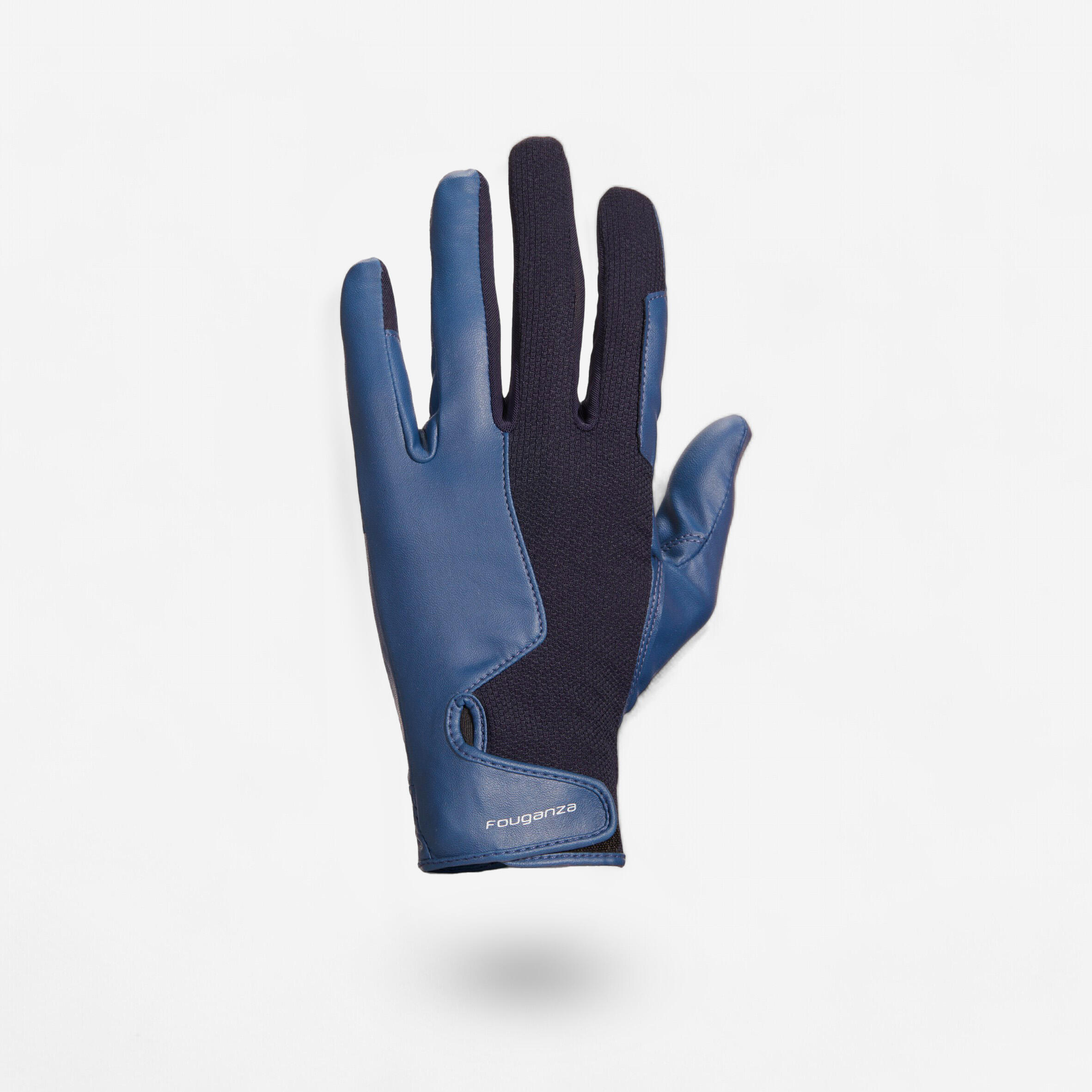 Fouganza Reithandschuhe 560 Herren marineblau/blau