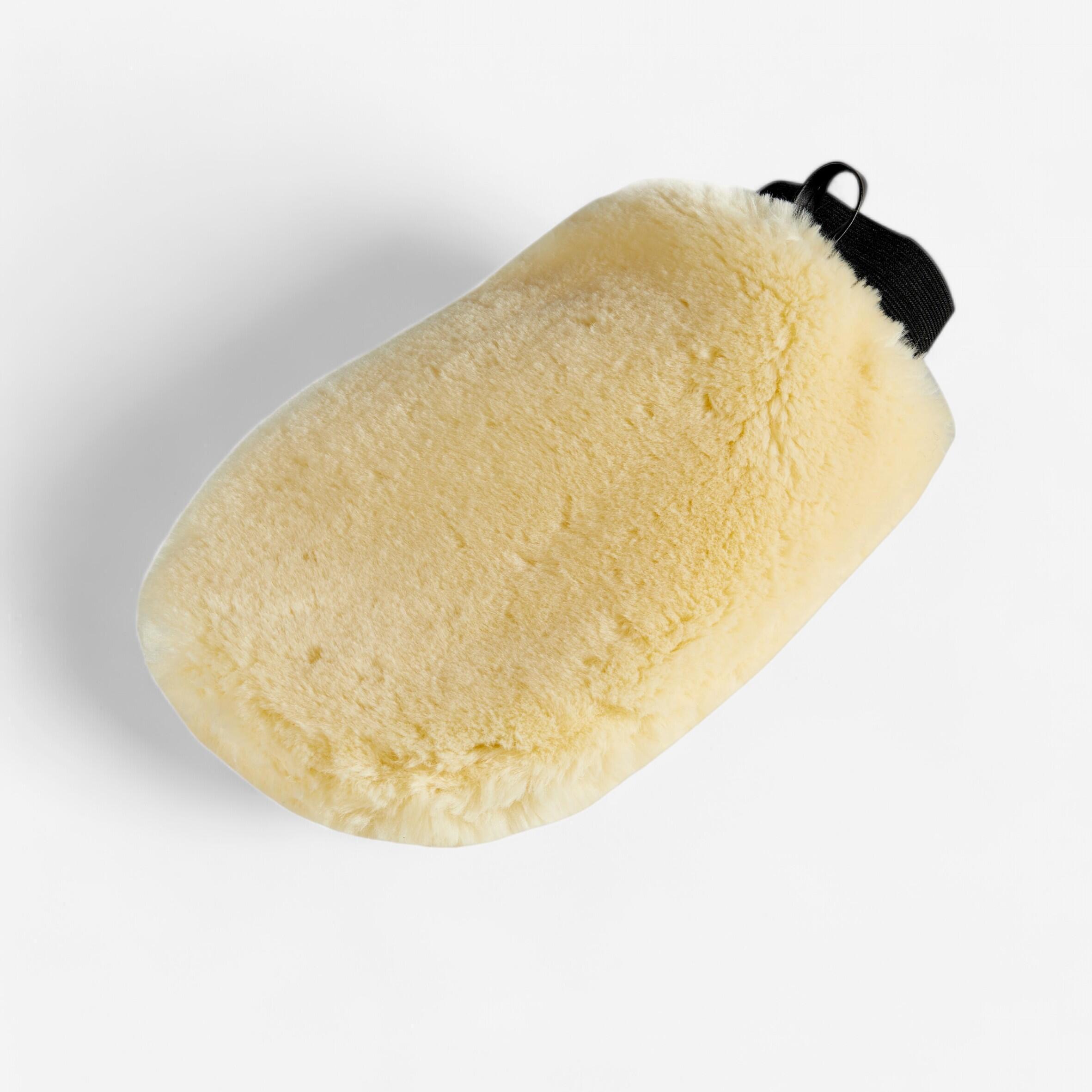 Fouganza Putzhandschuh Pflegehandschuh Webpelz Reitsport