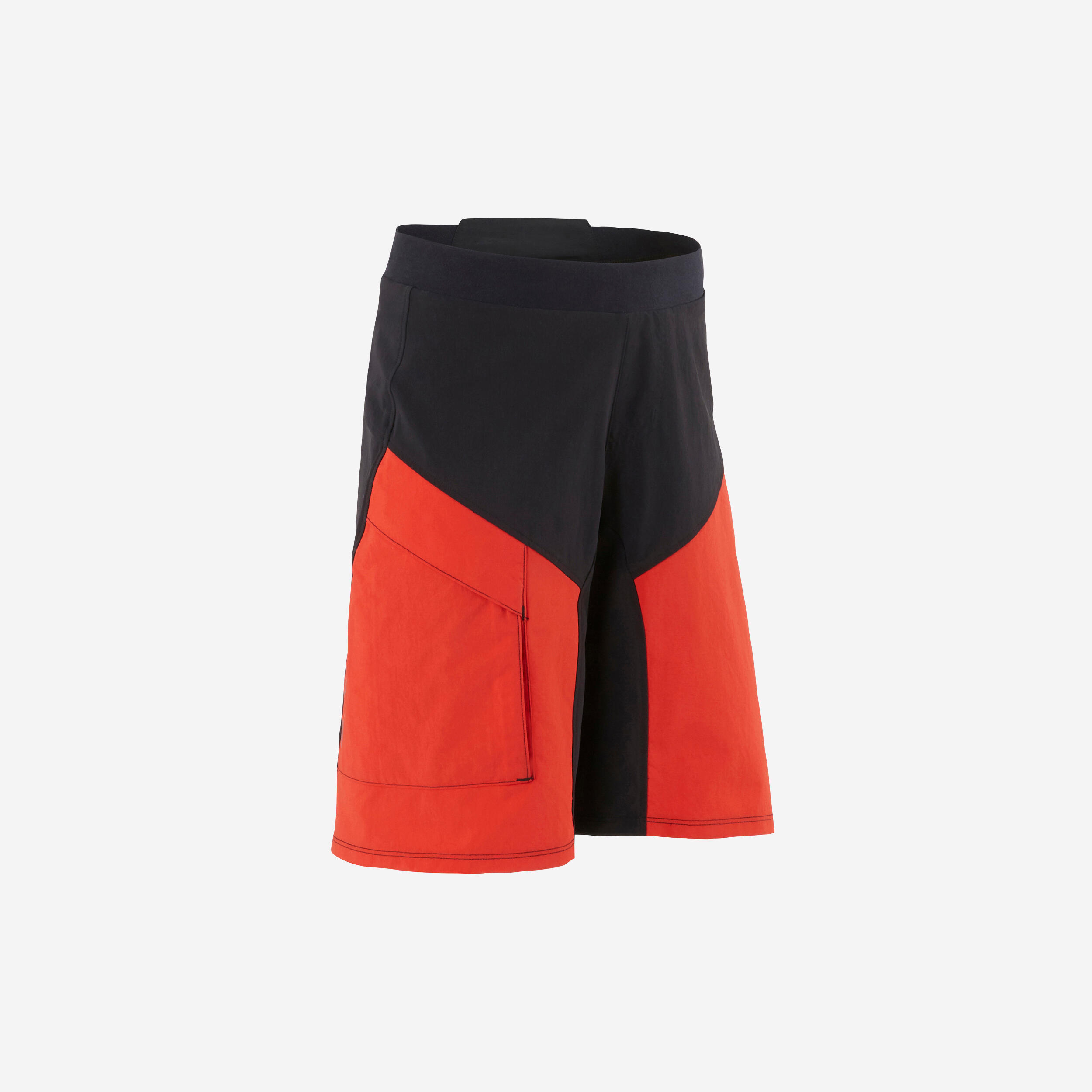 Rockrider Radhose MTB Shorts 500 Kinder schwarz