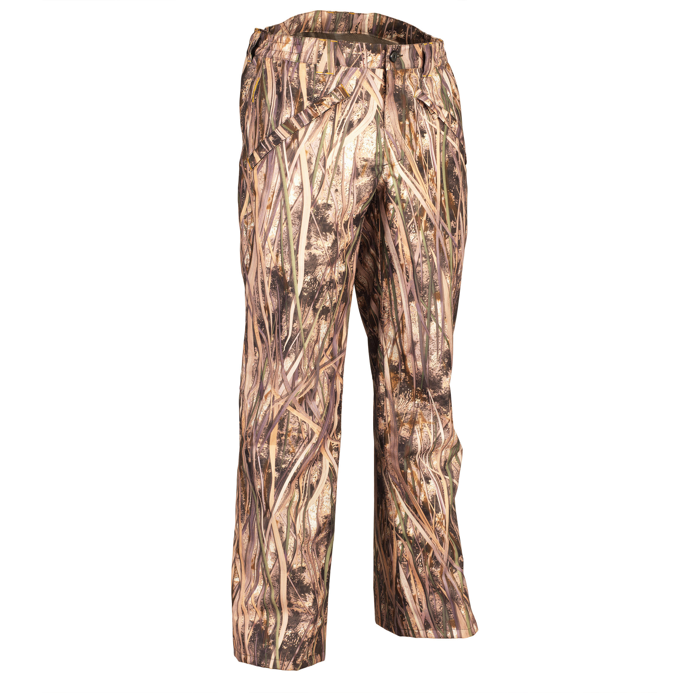 Solognac Jagdhose 100 wasserdicht Camouflage Schilf