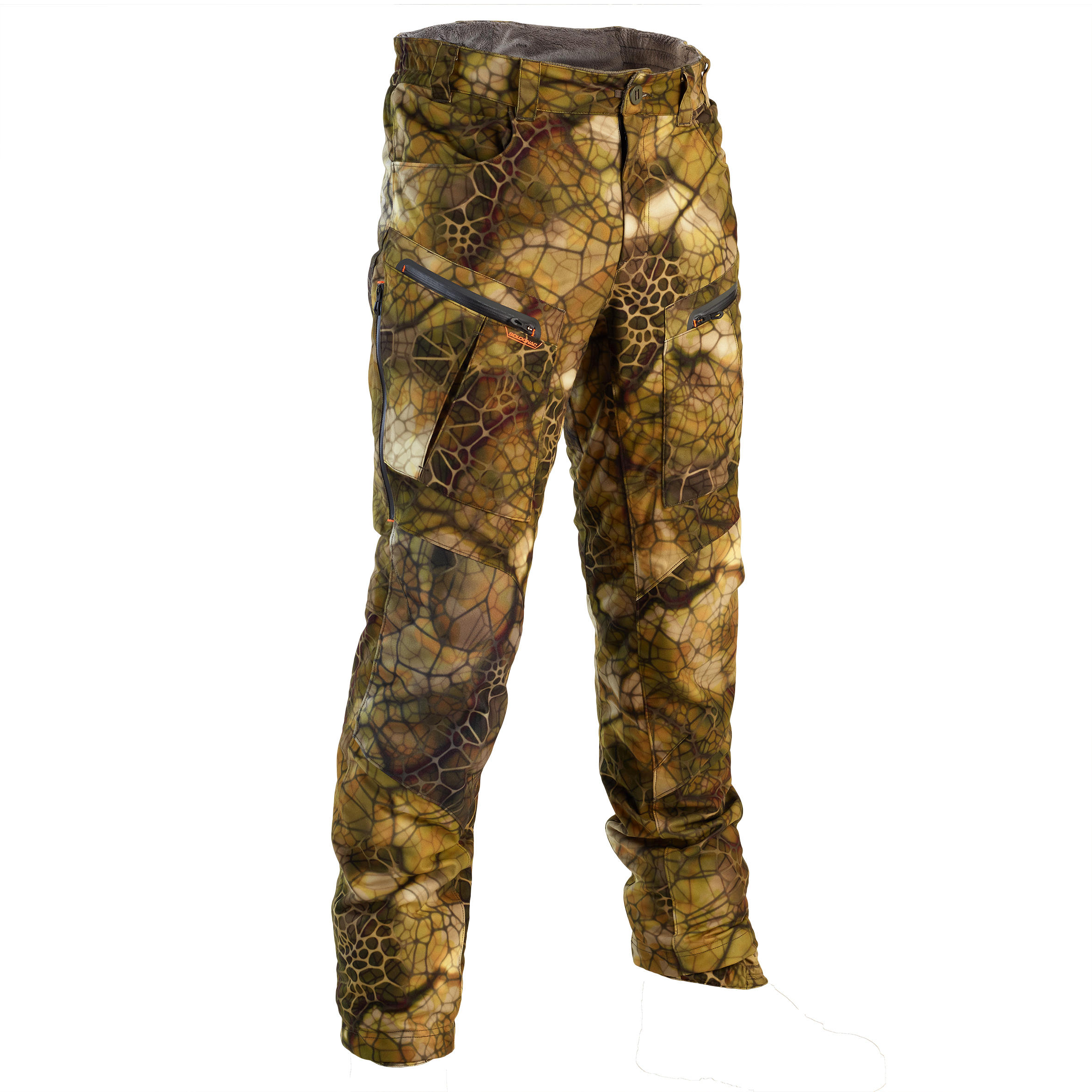 Solognac Jagd-Regenhose FURTIV 900 geräuscharm warm camouflage
