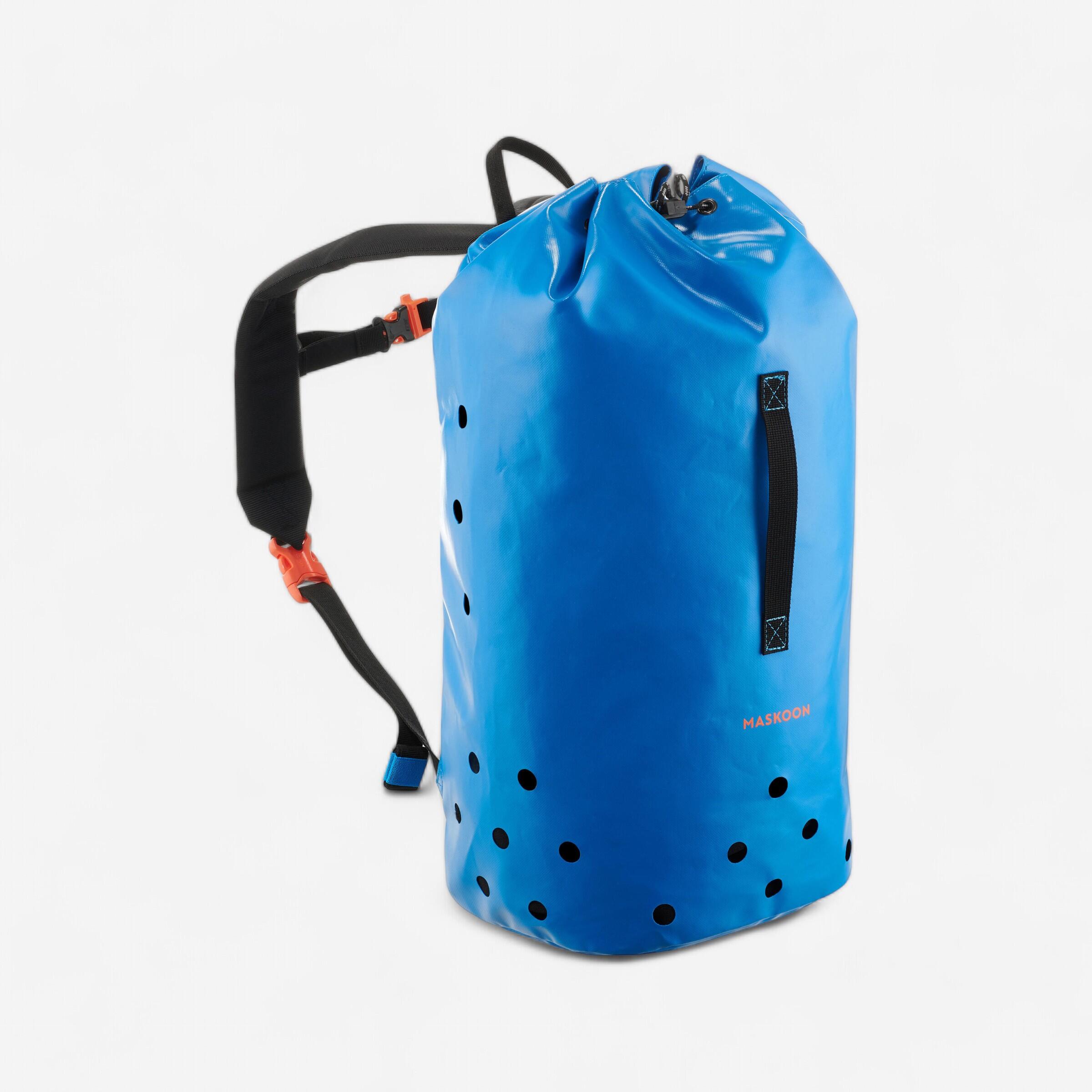 Maskoon Rucksack wasserdicht Canyoning 25 Liter blau