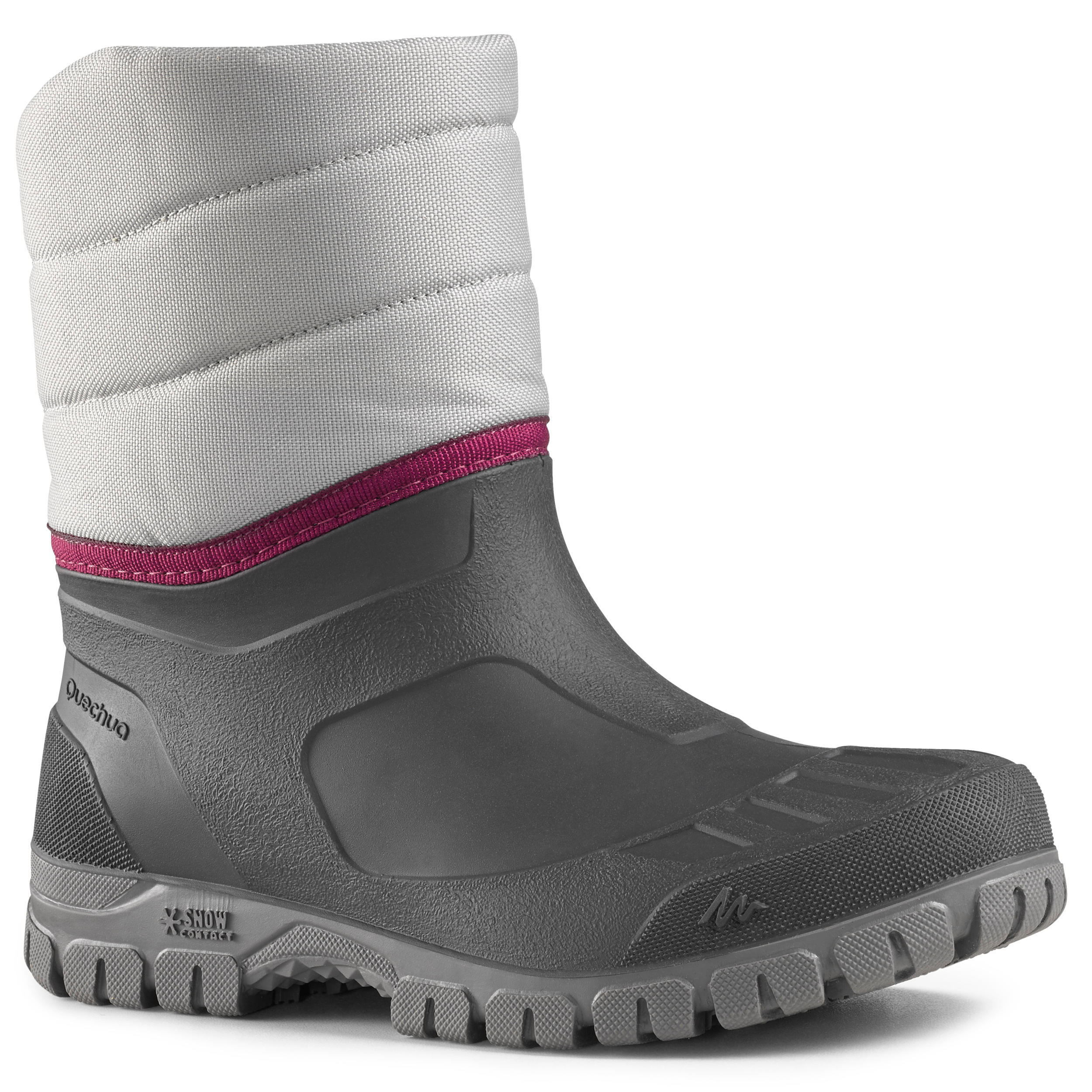 Quechua Schneestiefel Winterwandern SH100 halbhoch warm wasserdicht Damen