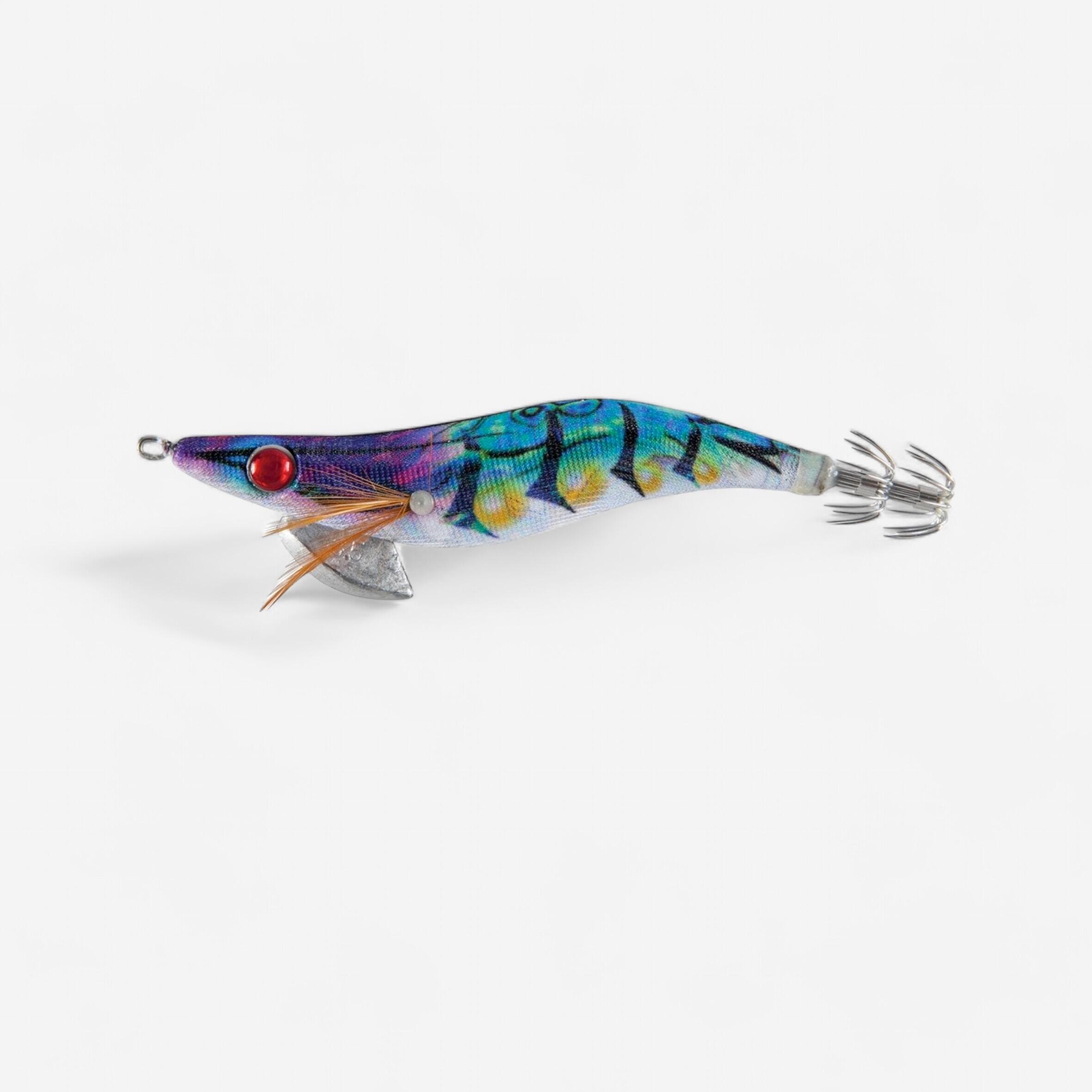 Sea Squid Tintenfischköder Seashell 2.0 Rücken blau
