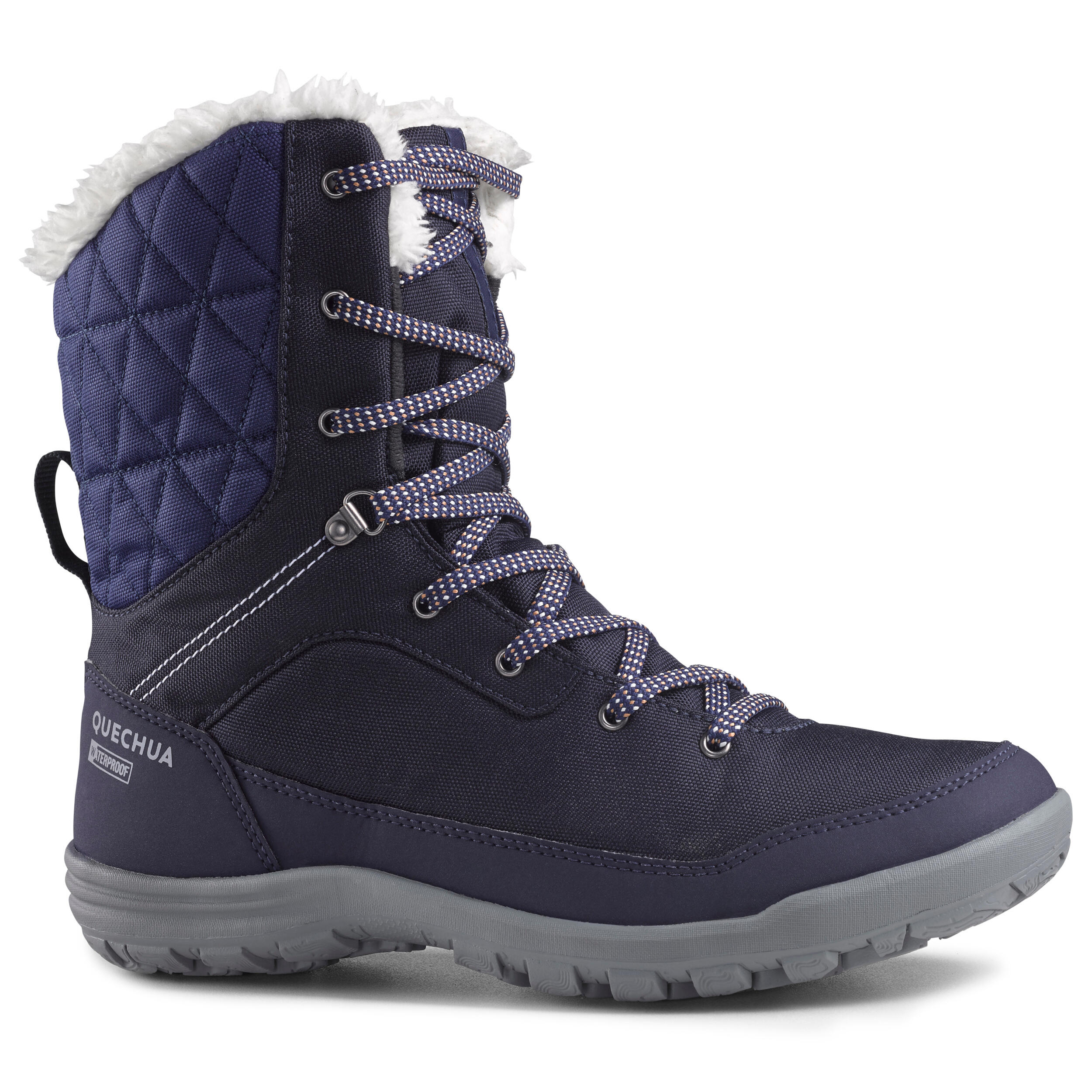 Quechua Winterschuhe Winterwandern SH100 hoch warm wasserdicht Damen