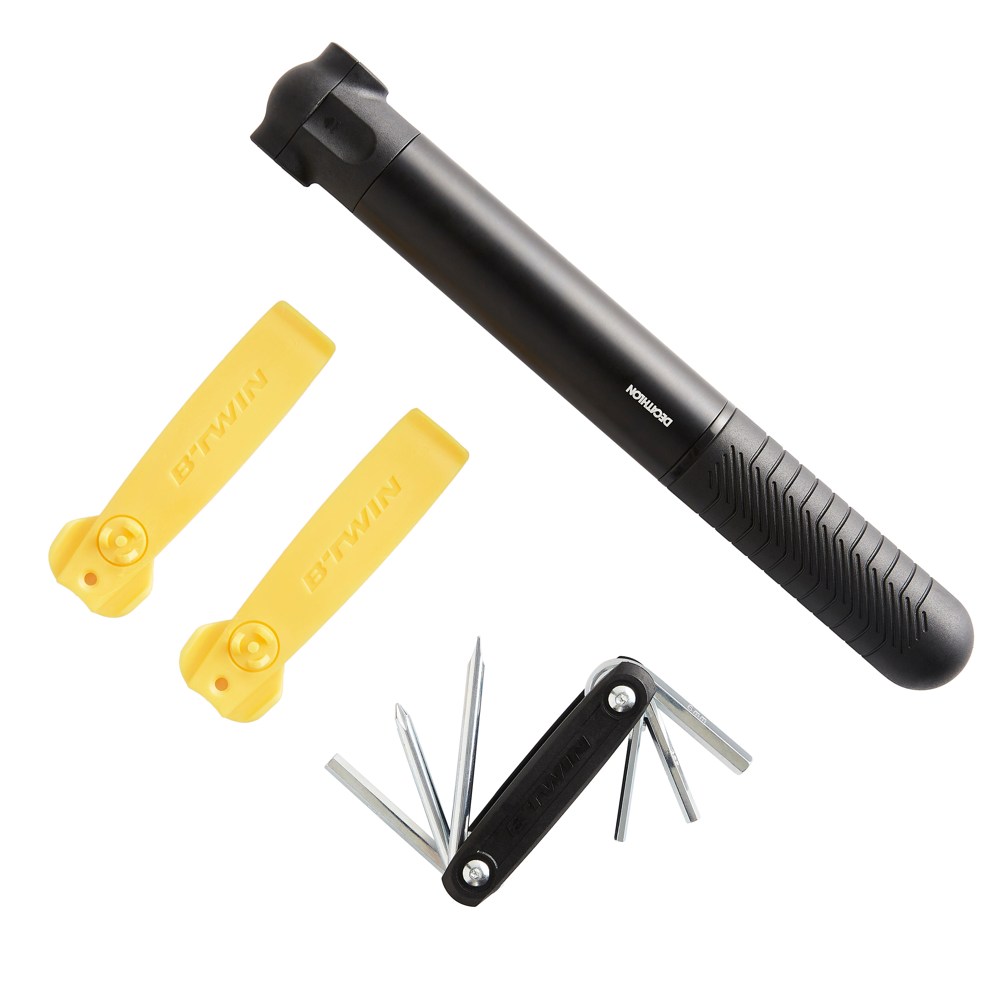 Riverside Fahrrad-Reparaturset (Pumpe, Reifenheber, Multifunktionswerkzeug)