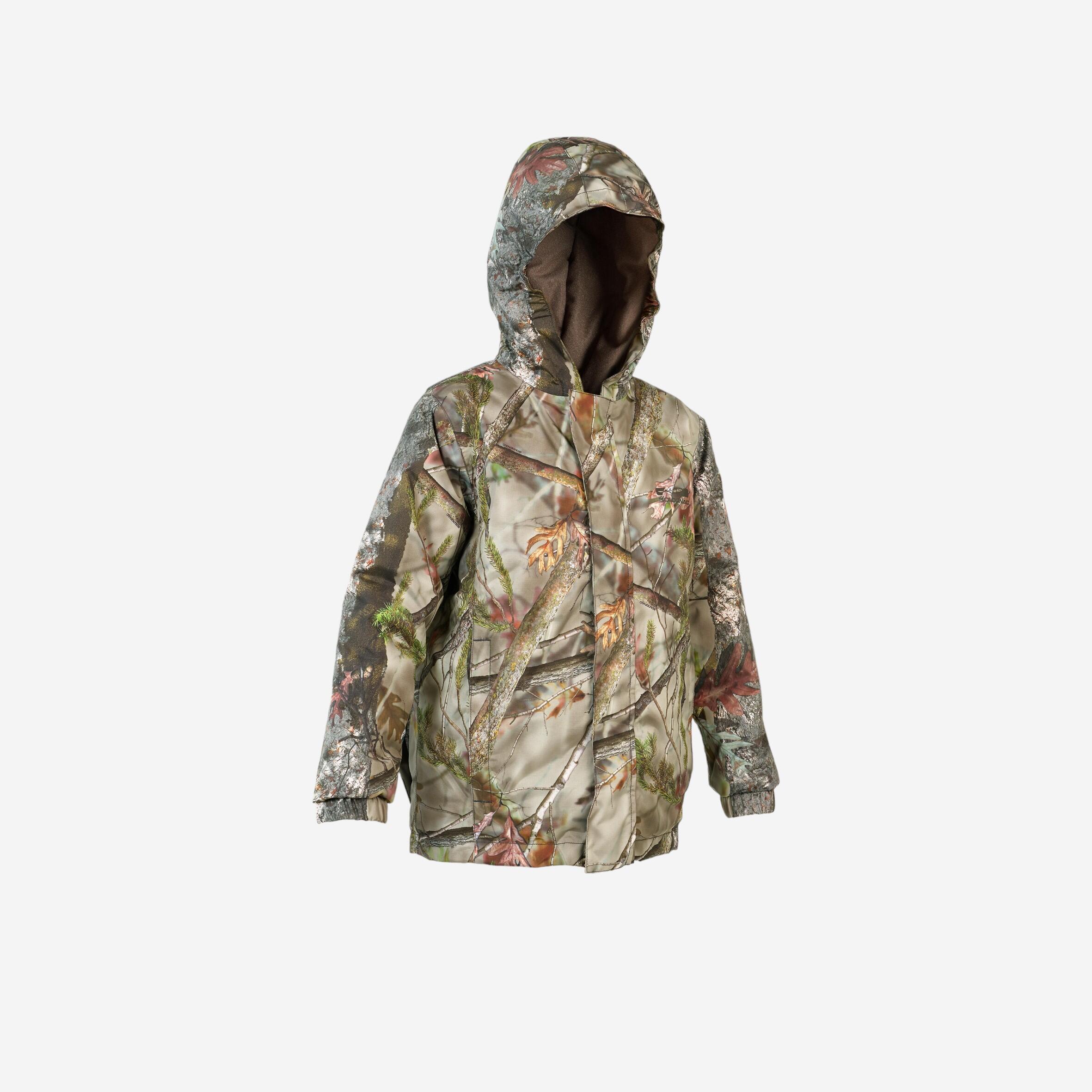 Solognac Jagdjacke / Regenjacke Kinder warm SIBIR 300 camouflage