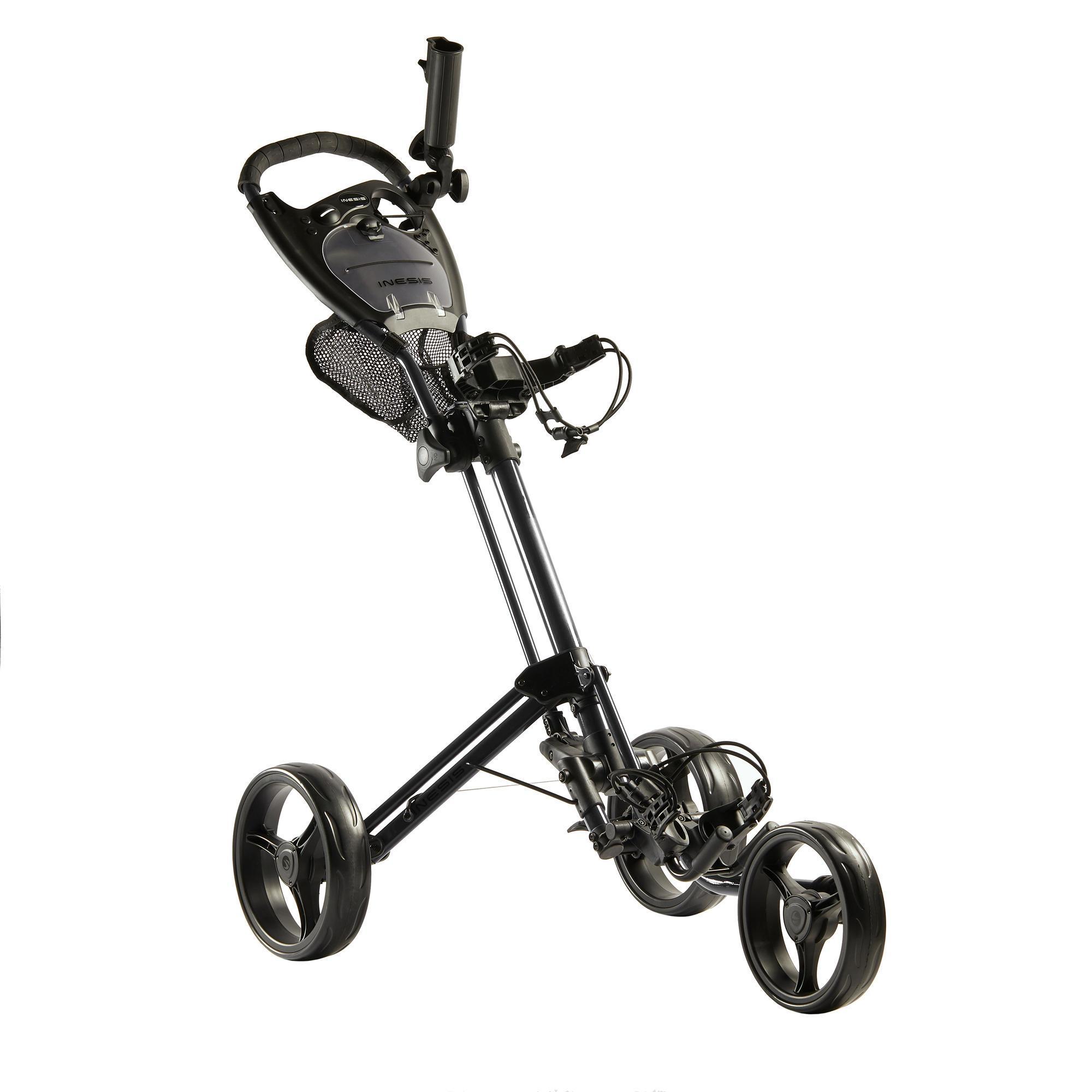 Inesis Golftrolley Compact 3-Rad weiss