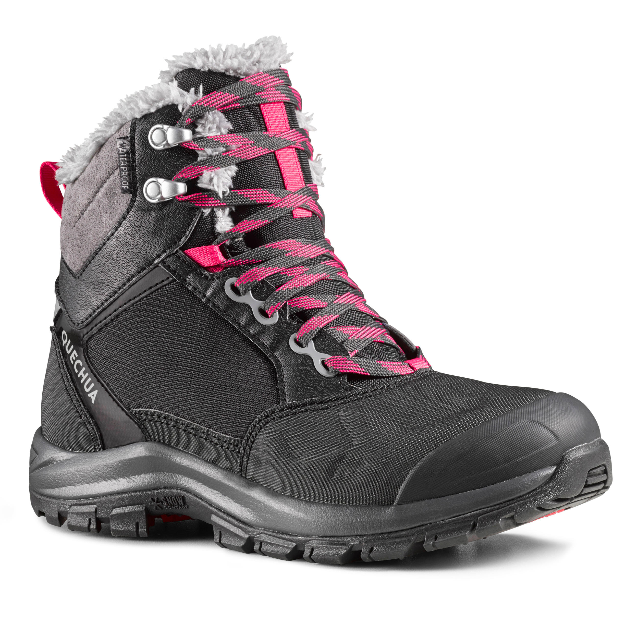 Quechua Winterschuhe Winterwandern SH520 halbhoch X-Warm Wasserdicht Damen
