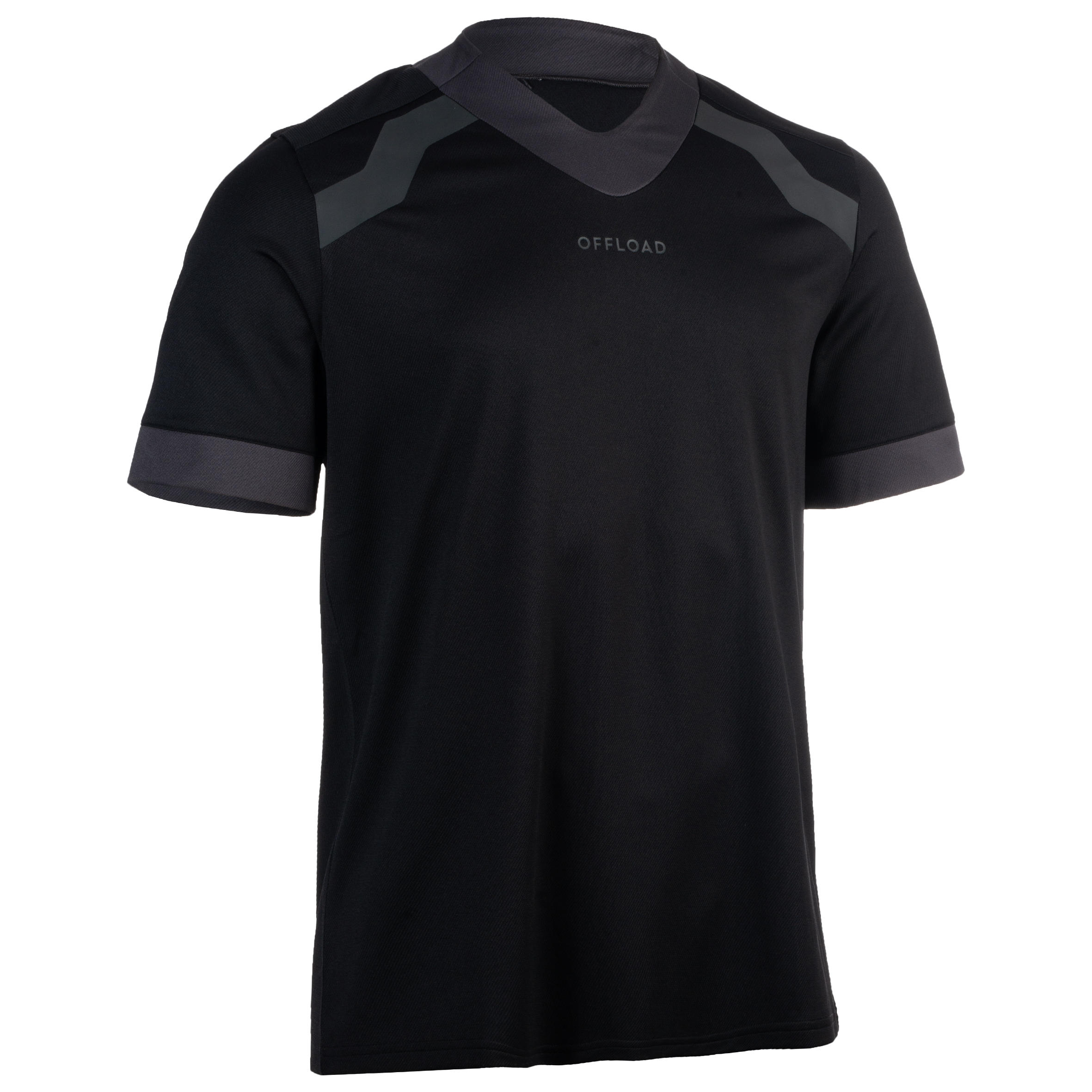 Offload Rugbytrikot Kurzarm R100 Herren schwarz