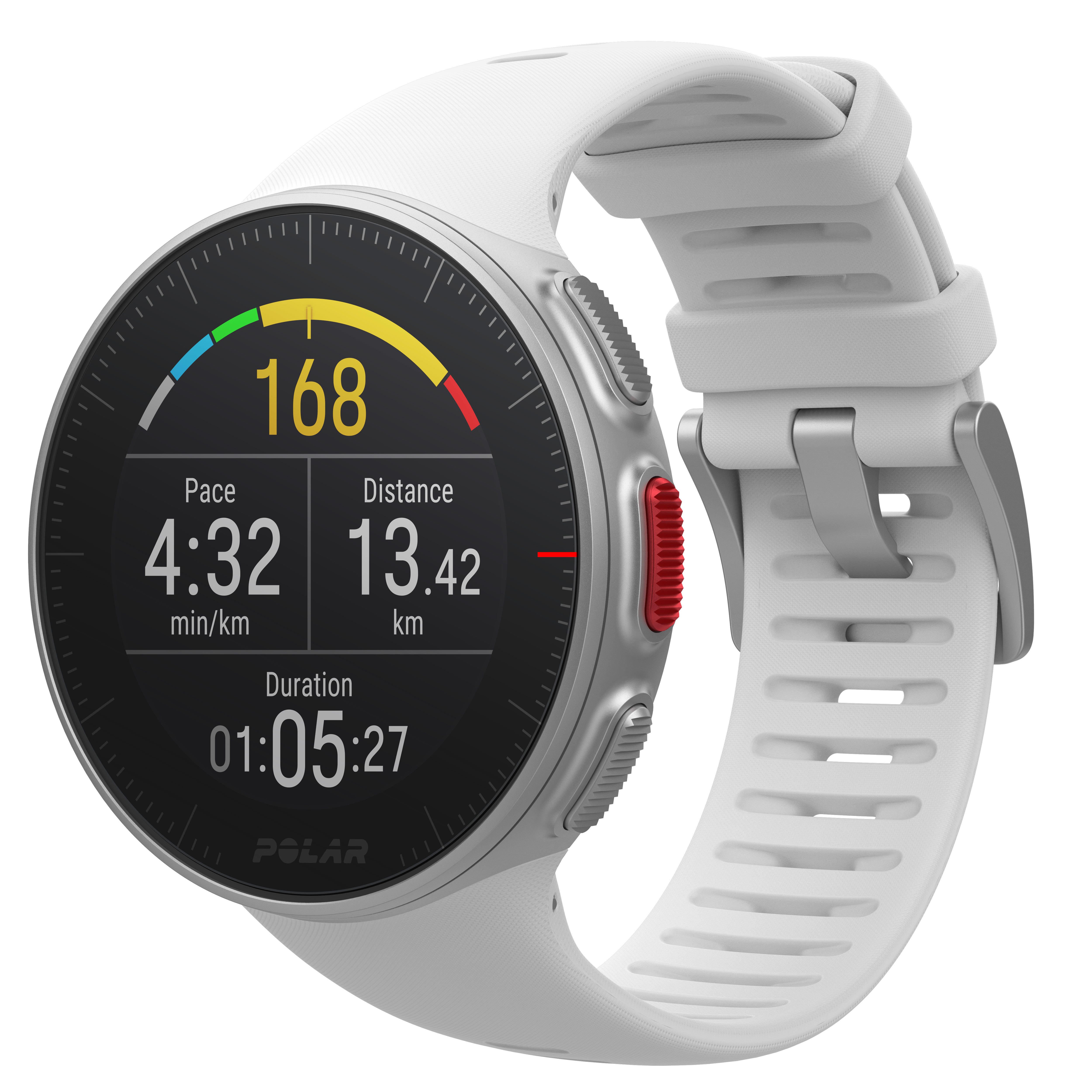 Polar GPS-Multisportuhr Vantage V weiß