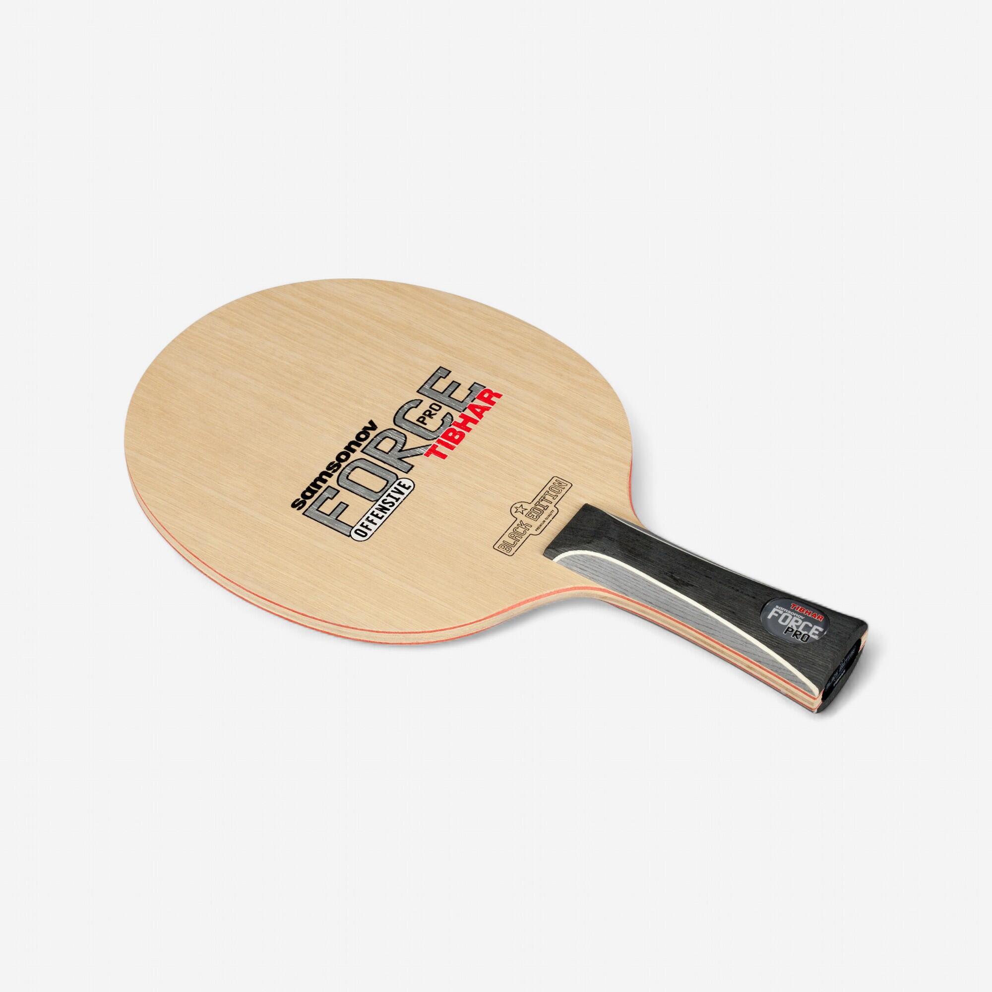 Tibhar Schlägerholz Tischtennis Force Pro Black Edition