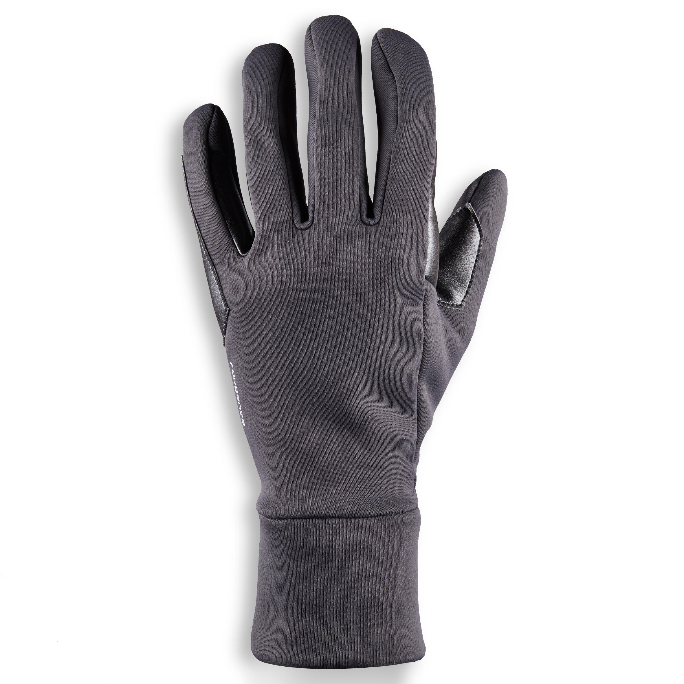 Fouganza Winter-Reithandschuhe 100 warm Herren dunkelgrau
