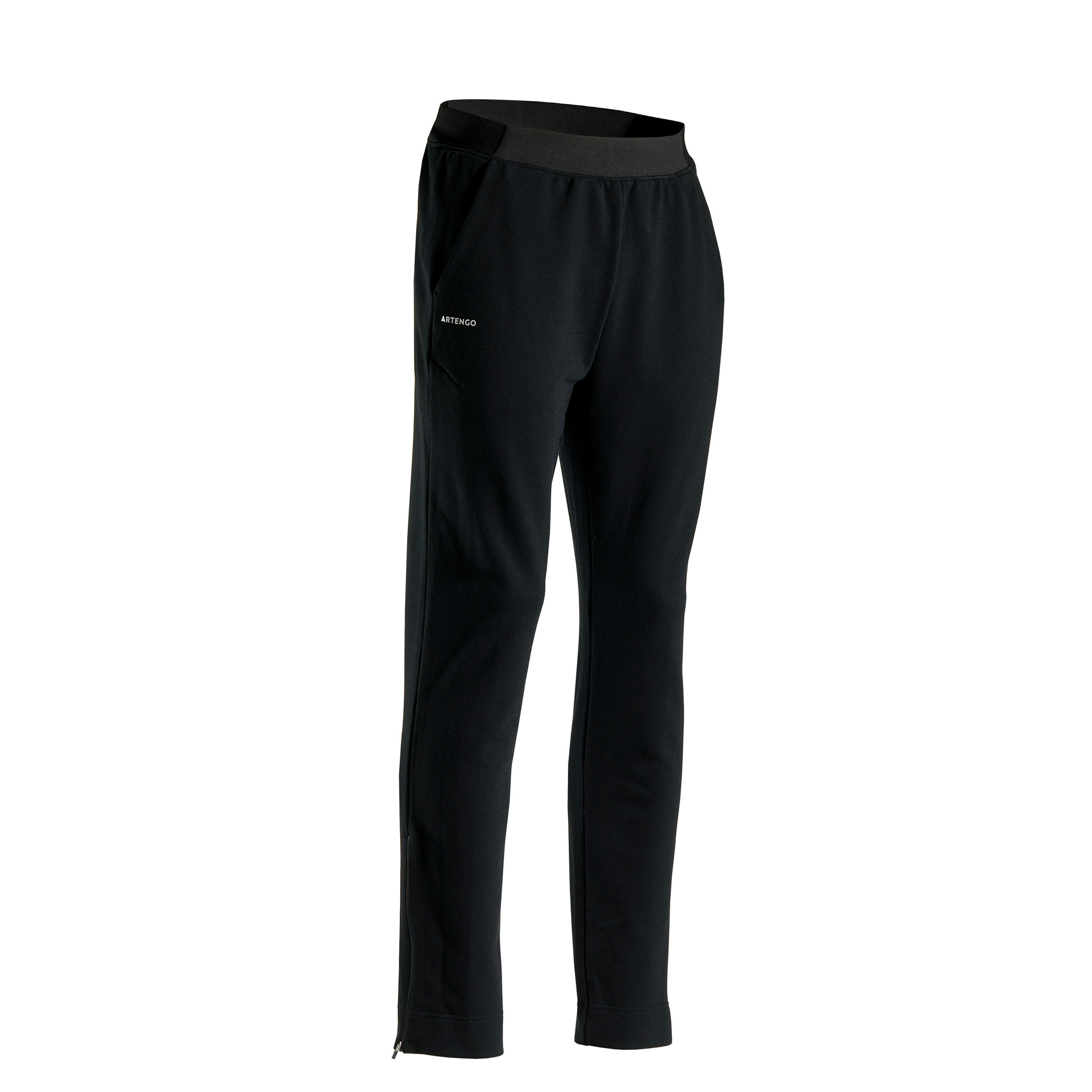 Artengo Tennishose Herren TPA 500 Thermic schwarz